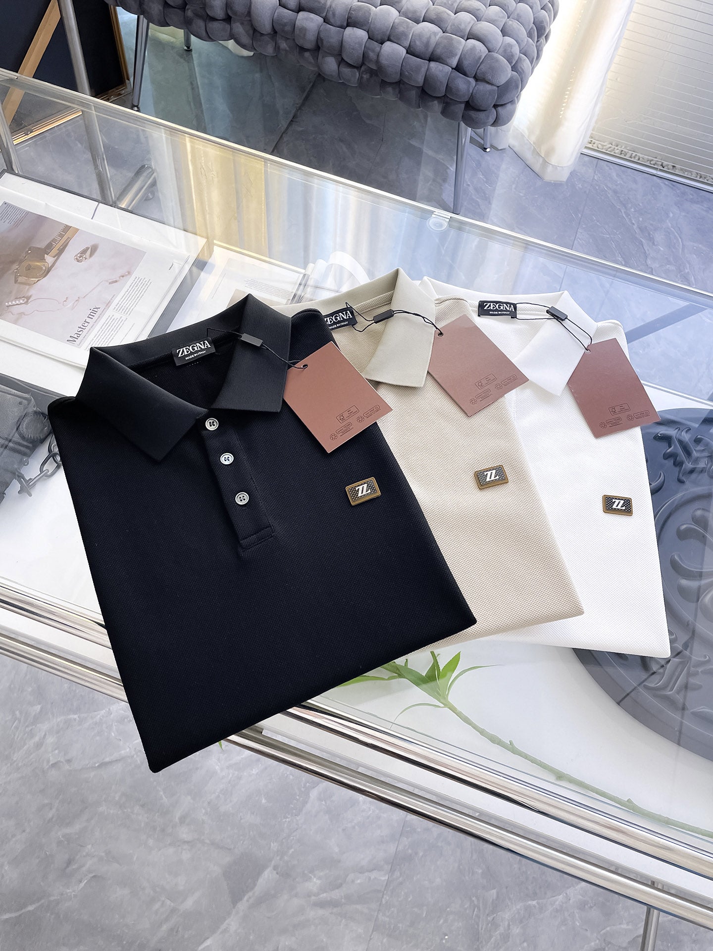 Zegna Minimalist Piqué Polo Shirt – 2026 Spring/Summer Collection