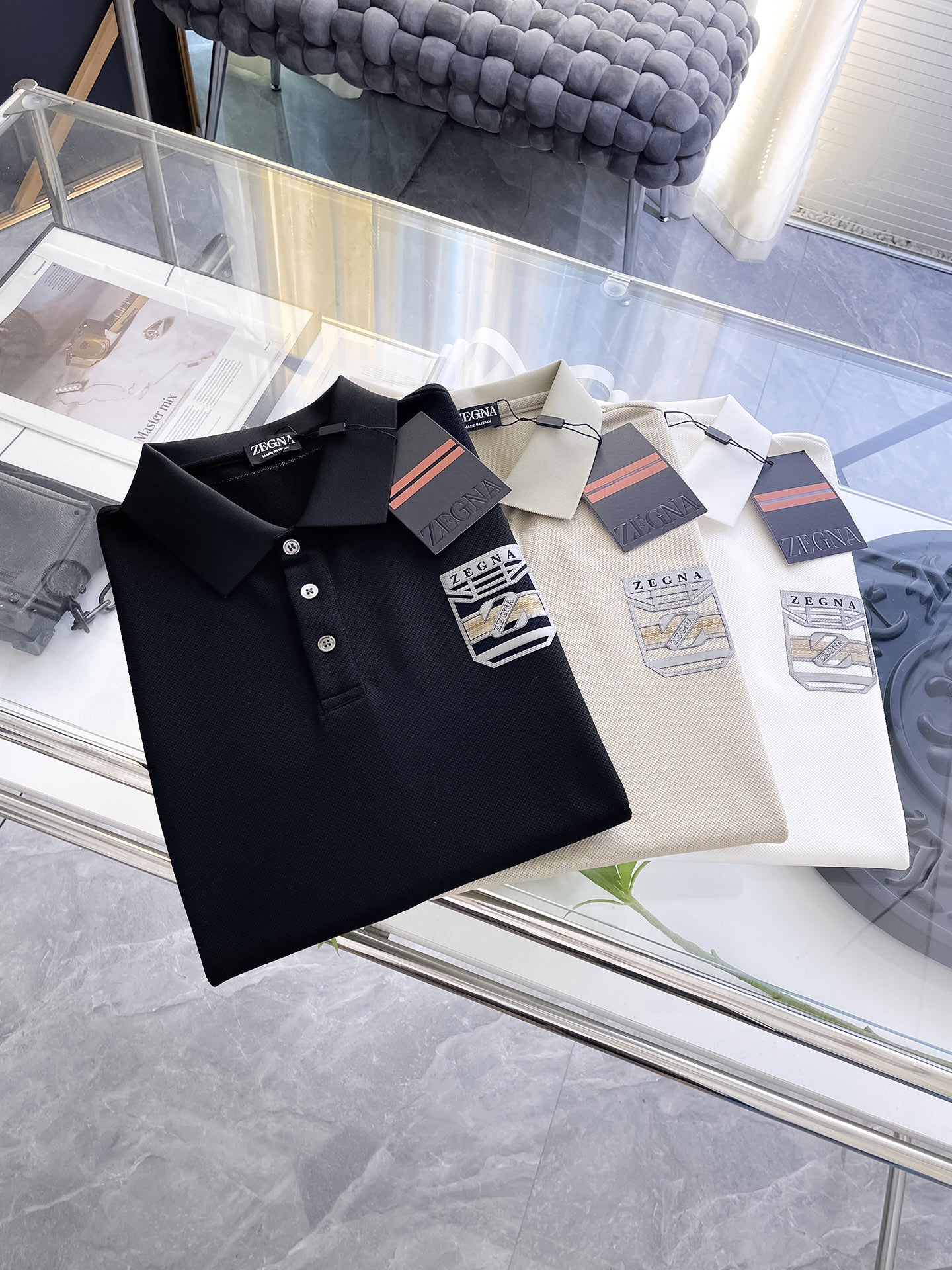 Zegna Minimalist Piqué Polo Shirt – 2026 Spring/Summer Collection