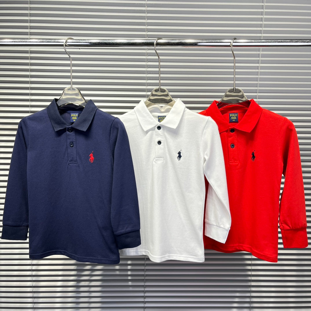 Ralph Lauren Long Sleeve Polo Shirt – Kids Collection