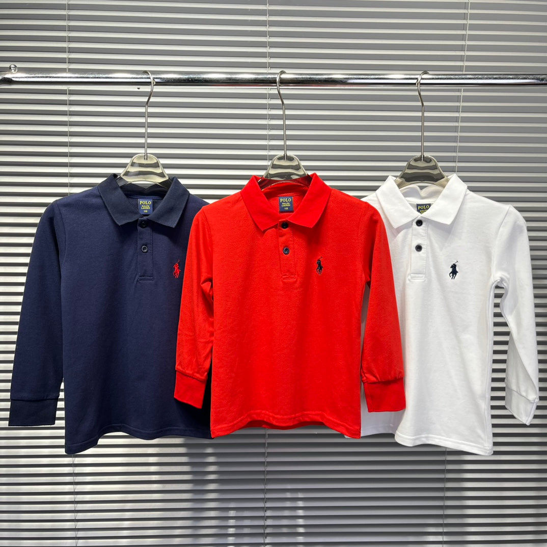 Ralph Lauren Long Sleeve Polo Shirt – Kids Collection