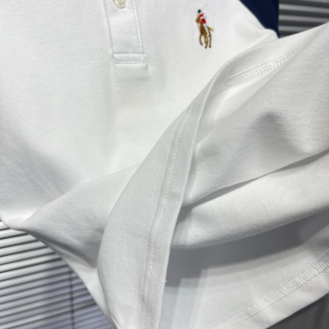 Ralph Lauren Color-block Long Sleeve Polo Shirt – Autumn Collection – Kids Collection