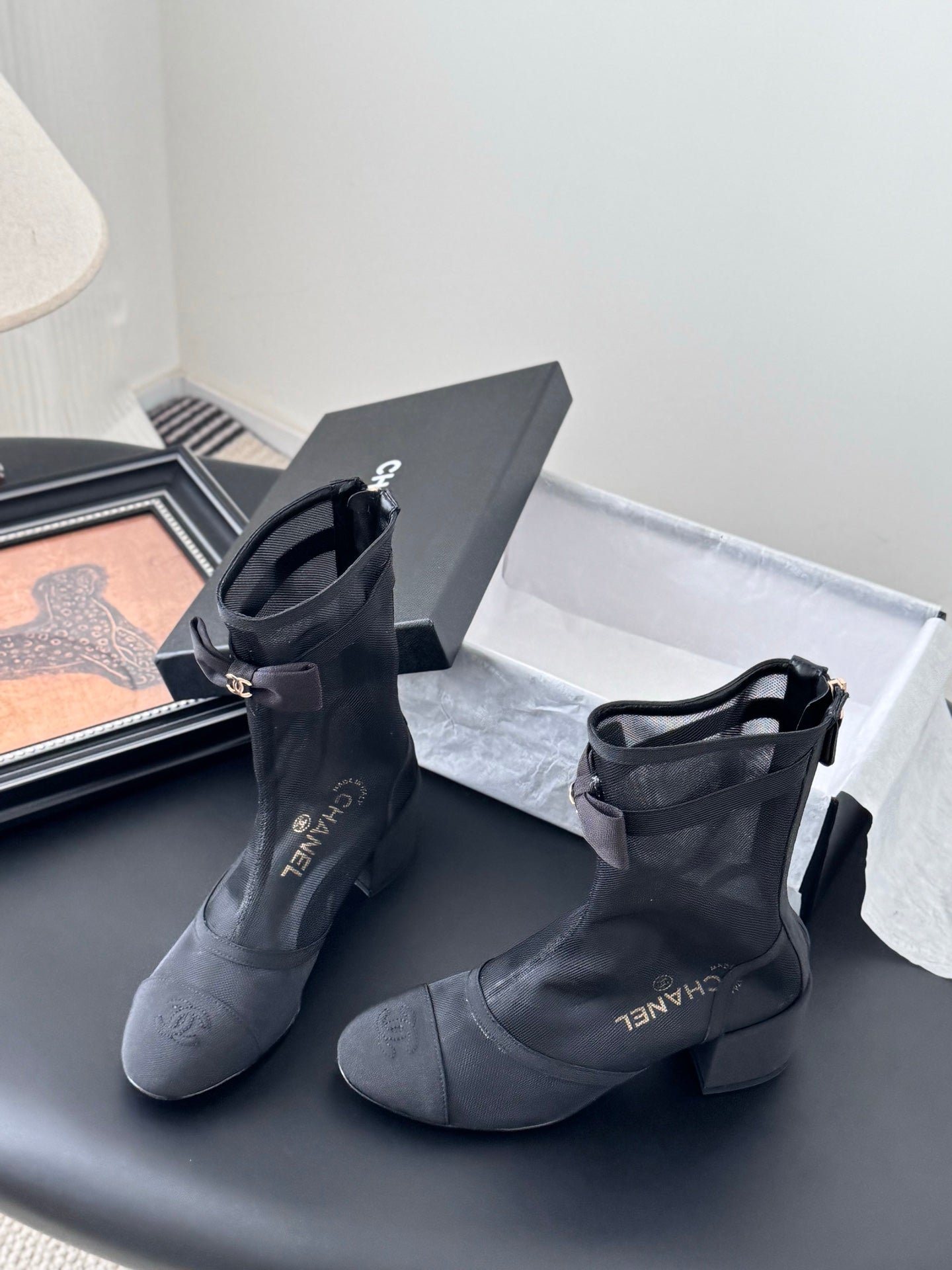 Chanel Mesh Ankle Boots – 25K Collection