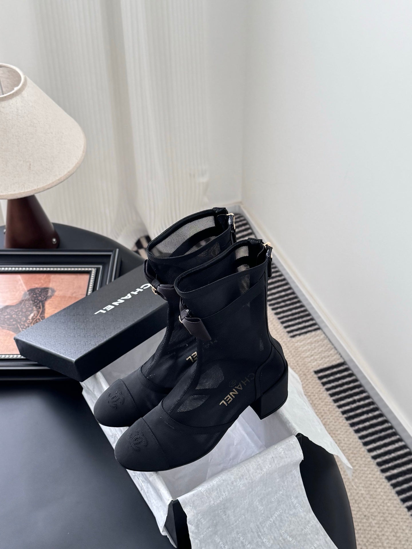 Chanel Mesh Ankle Boots – 25K Collection