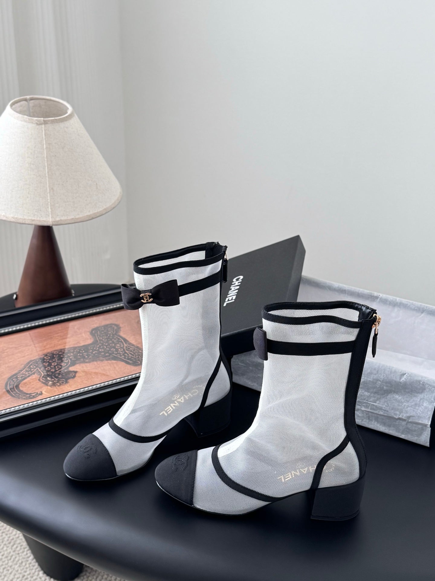 Chanel Mesh Ankle Boots – 25K Collection