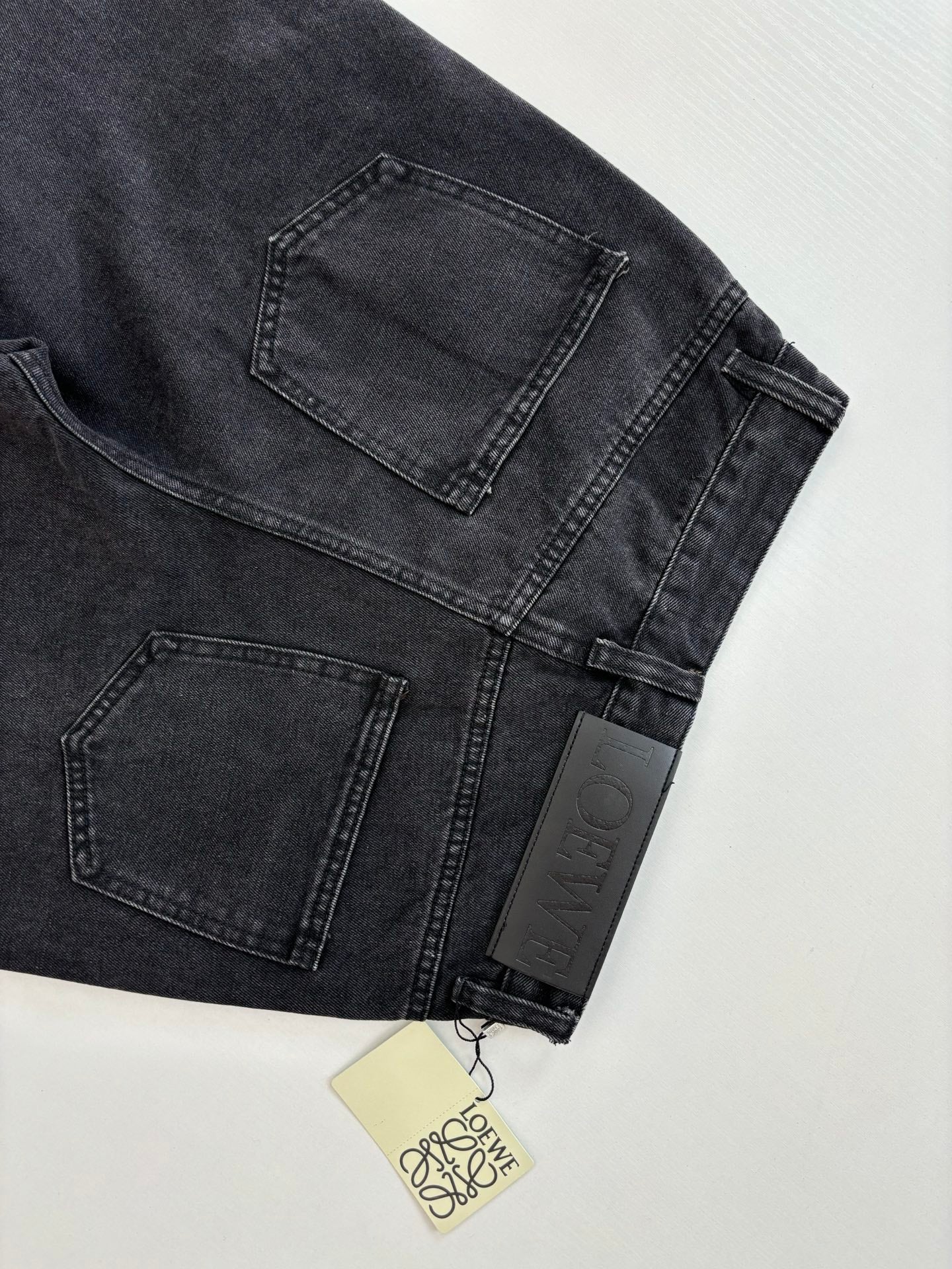 Loewe Anagram Denim Embroidered Trousers – 24FW