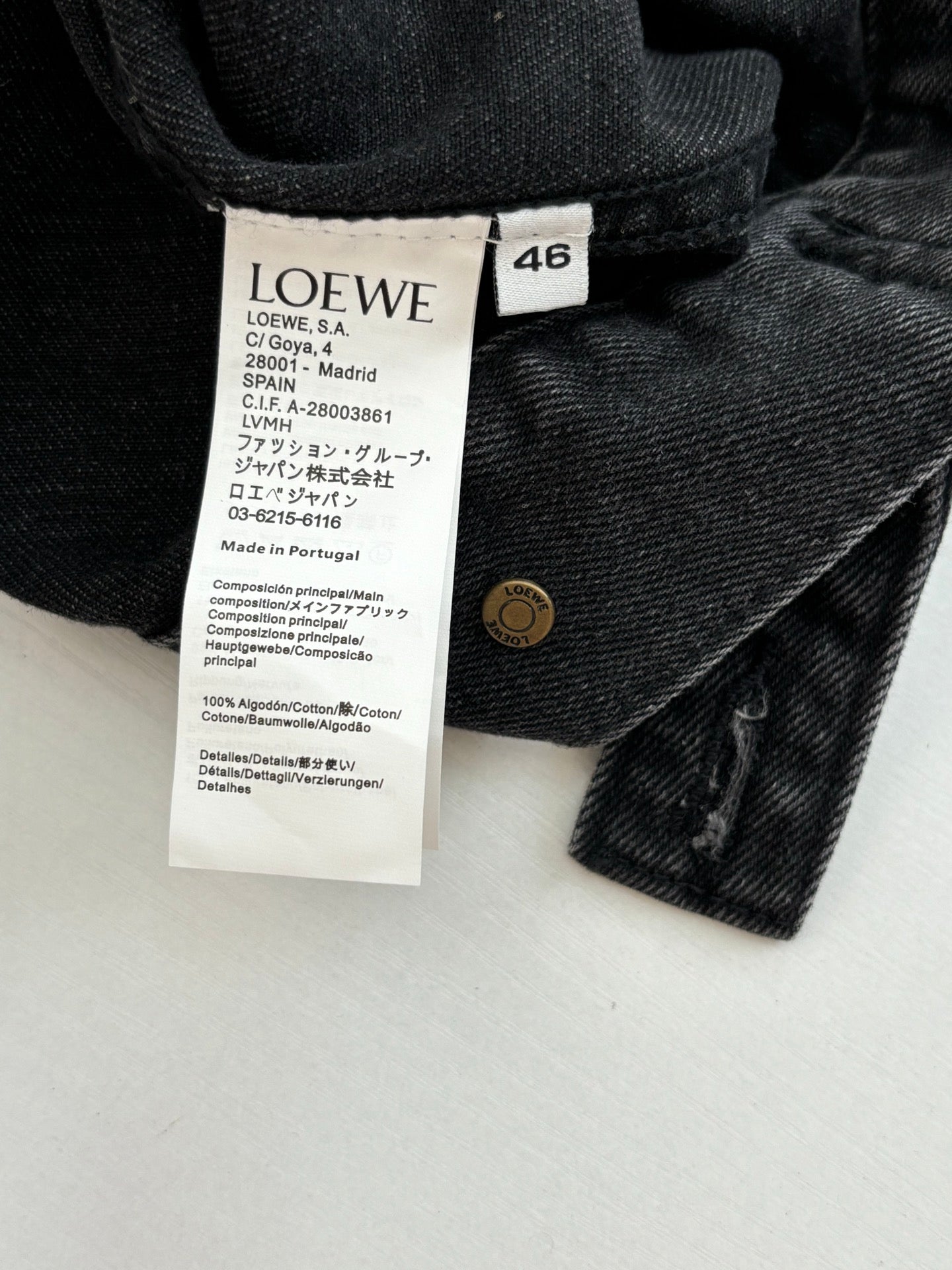Loewe Anagram Denim Jacket – 24FW