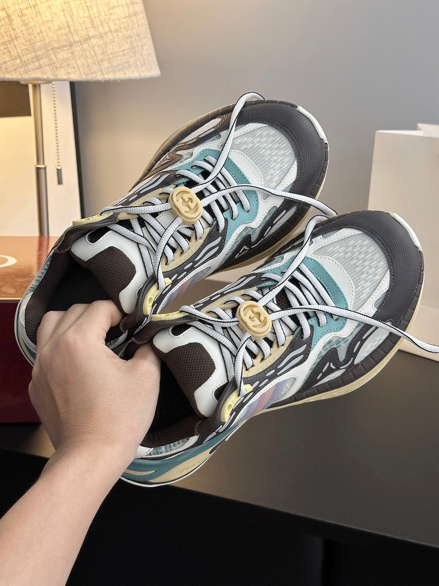 Gucci 2.0 Time-Space Blended Running Shoes