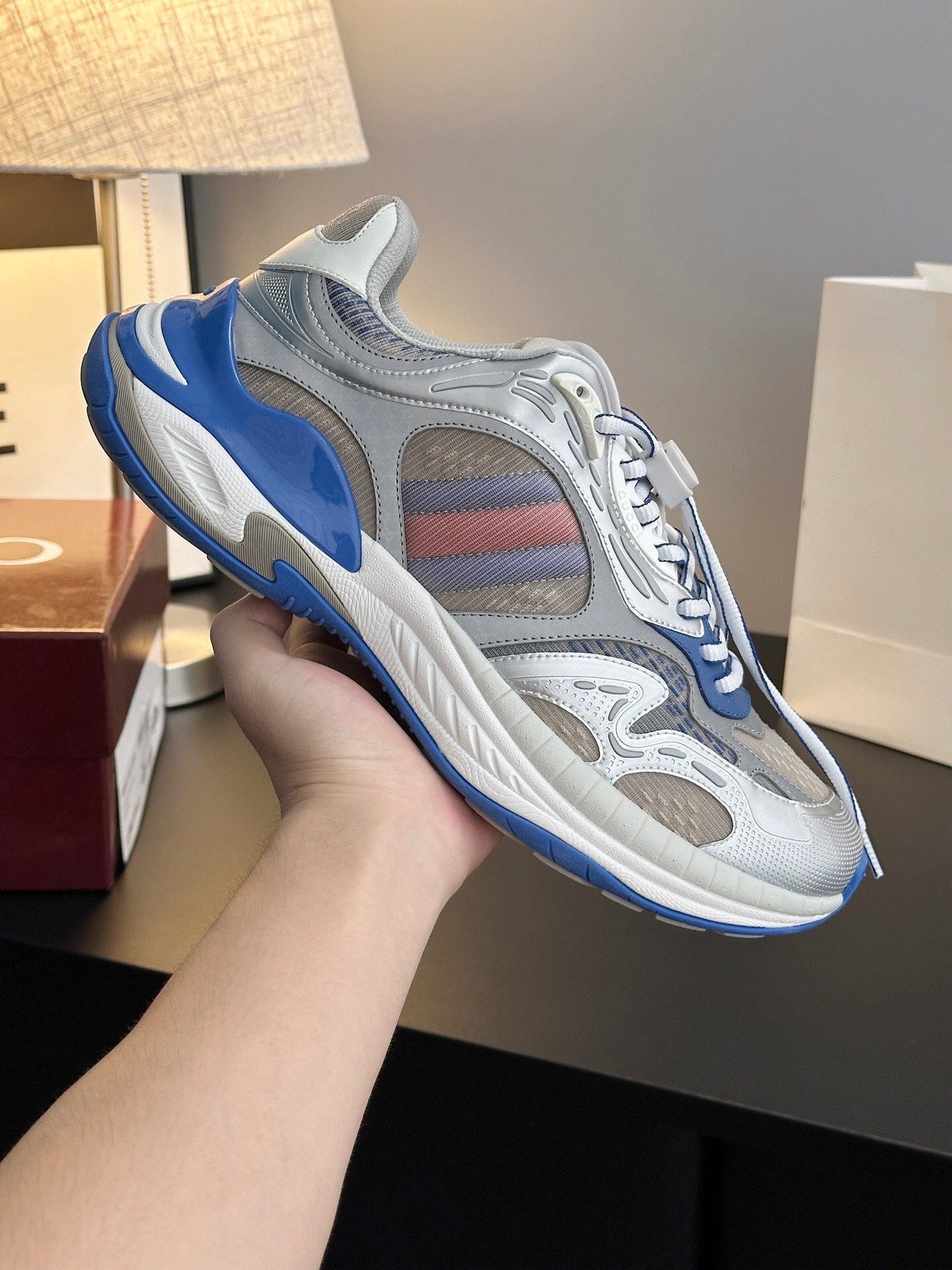 Gucci 2.0 Time-Space Blended Running Shoes