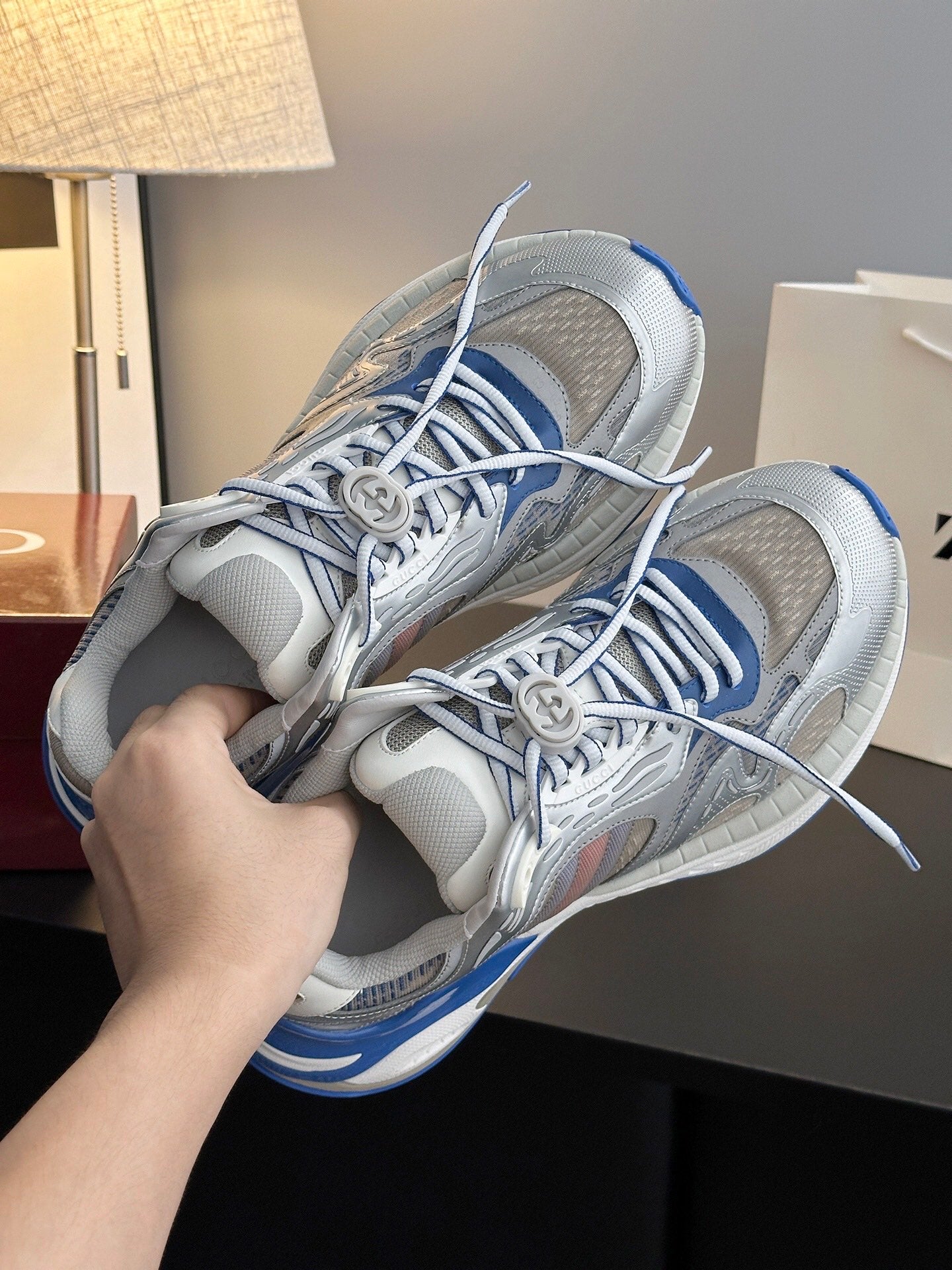 Gucci 2.0 Time-Space Blended Running Shoes