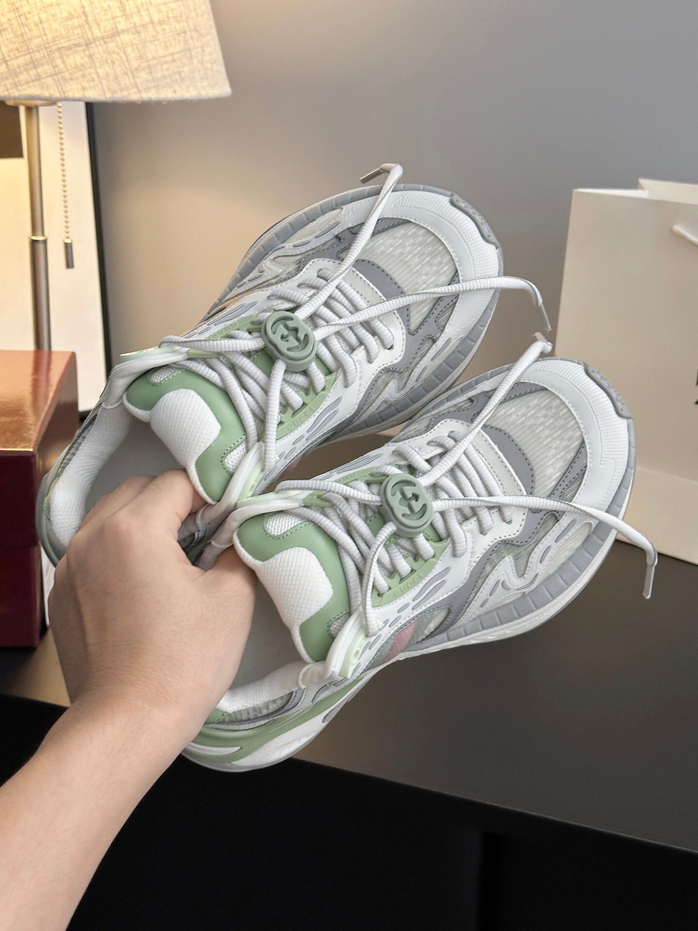 Gucci 2.0 Time-Space Blended Running Shoes