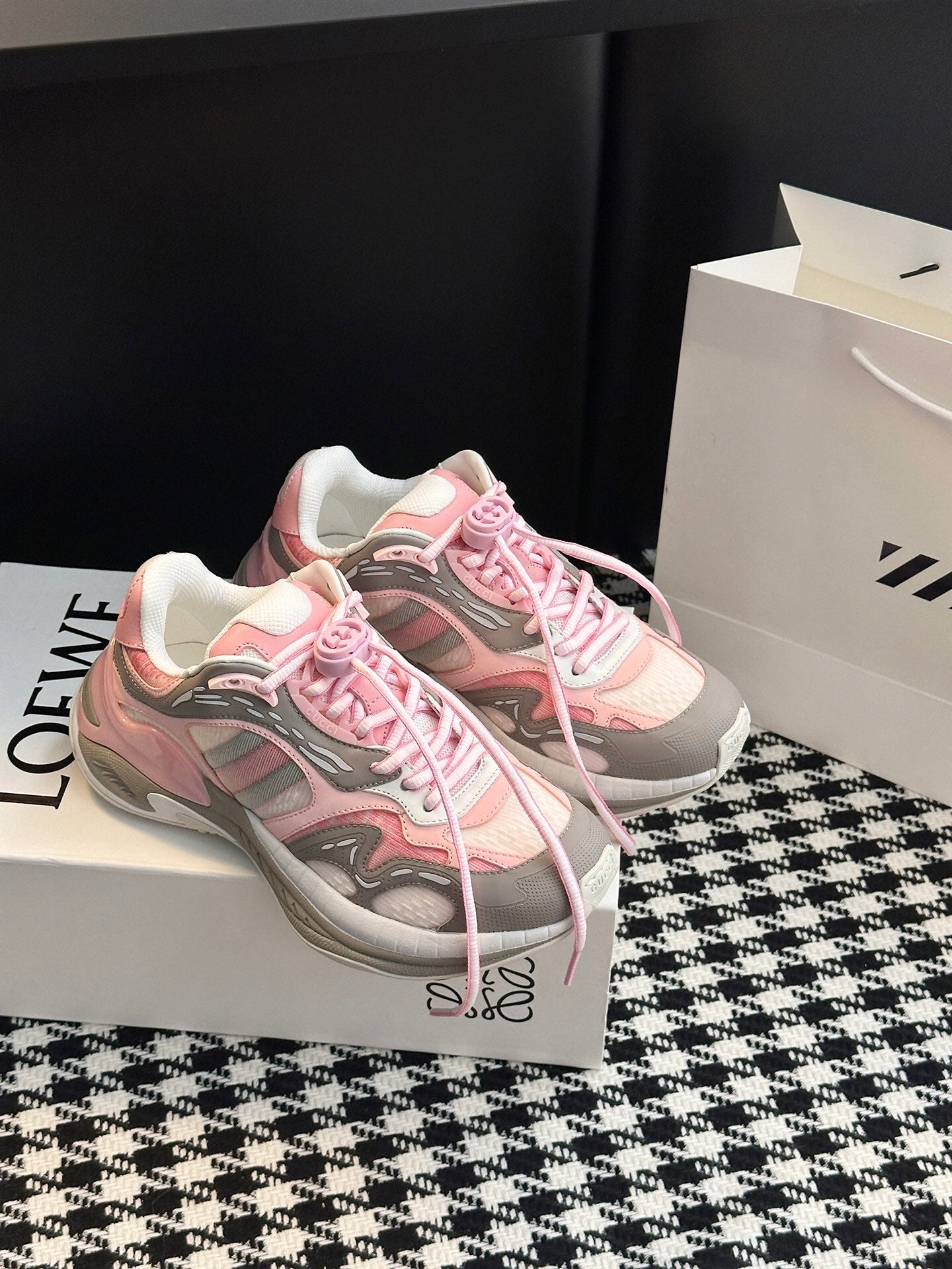 Gucci 2.0 Time-Space Blended Running Shoes