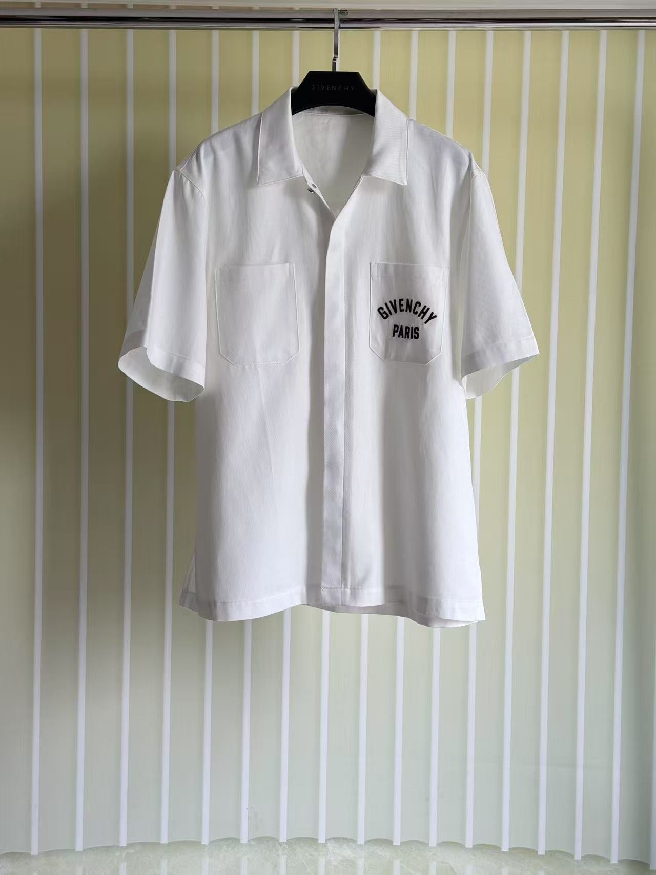 Givenchy Pocket Embroidered Logo Shirt – 25SS