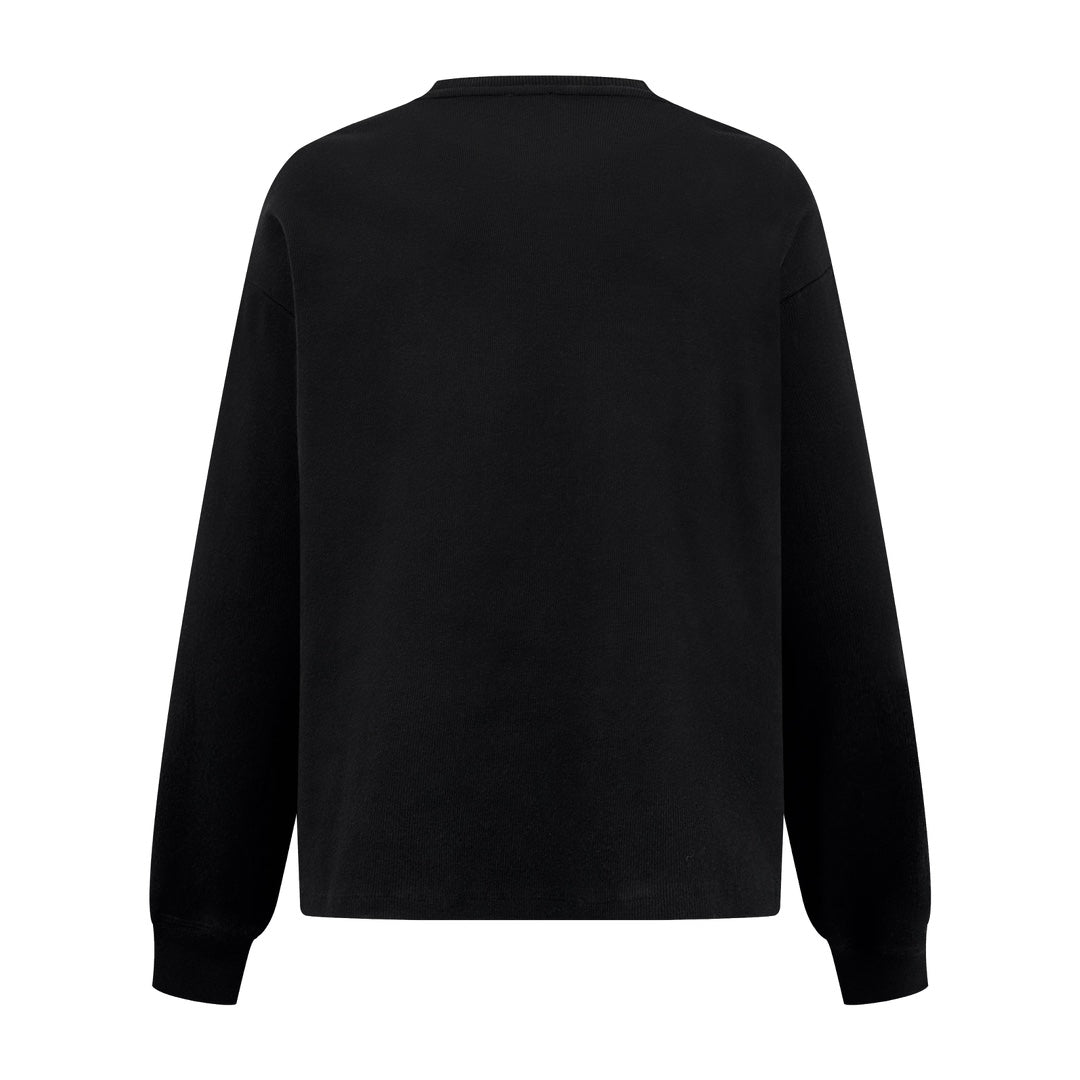 Loewe Anagram Embroidered Long Sleeve Sweatshirt
