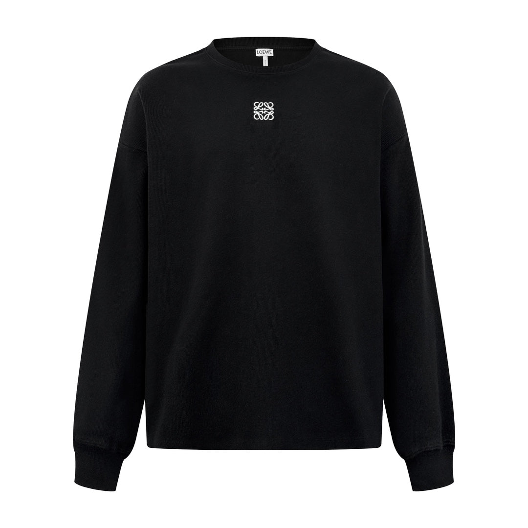 Loewe Anagram Embroidered Long Sleeve Sweatshirt