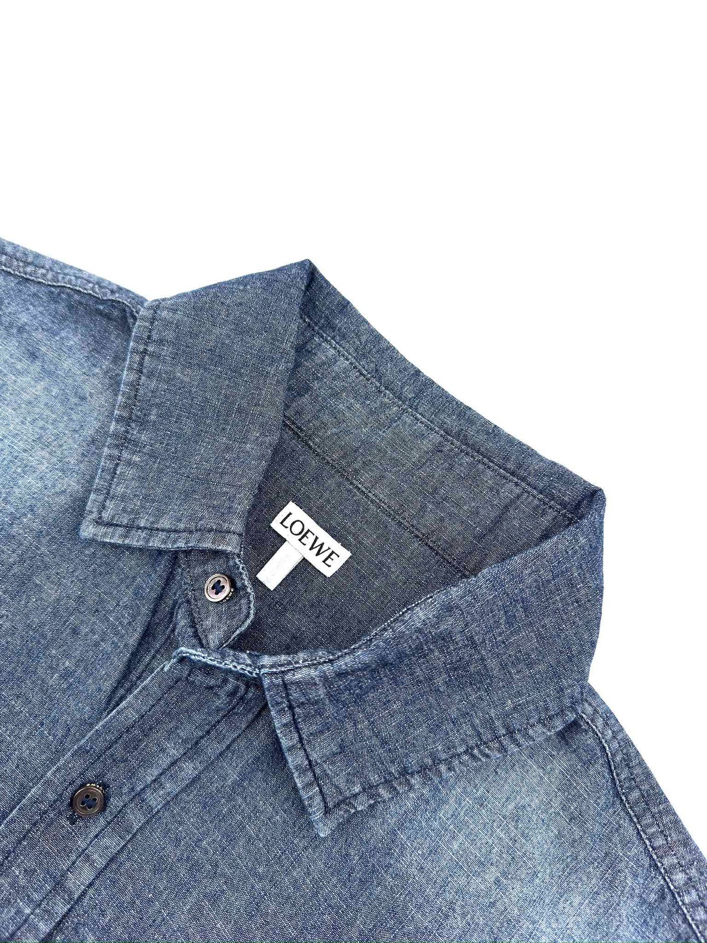 Loewe Anagram Gradient Embroidered Pocket Shirt