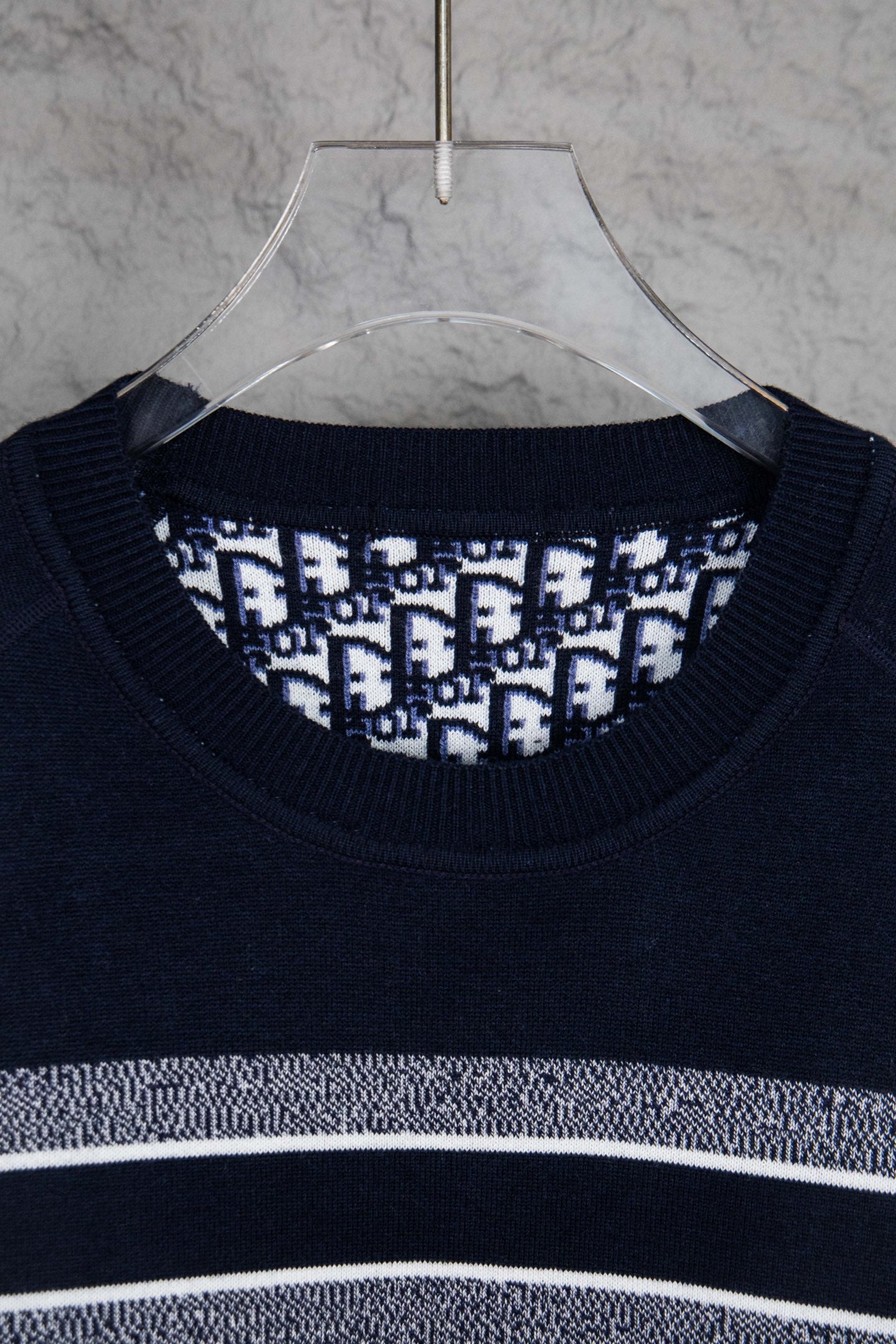 Dior Monogram Double-Sided Jacquard Crewneck Sweater – 24SS