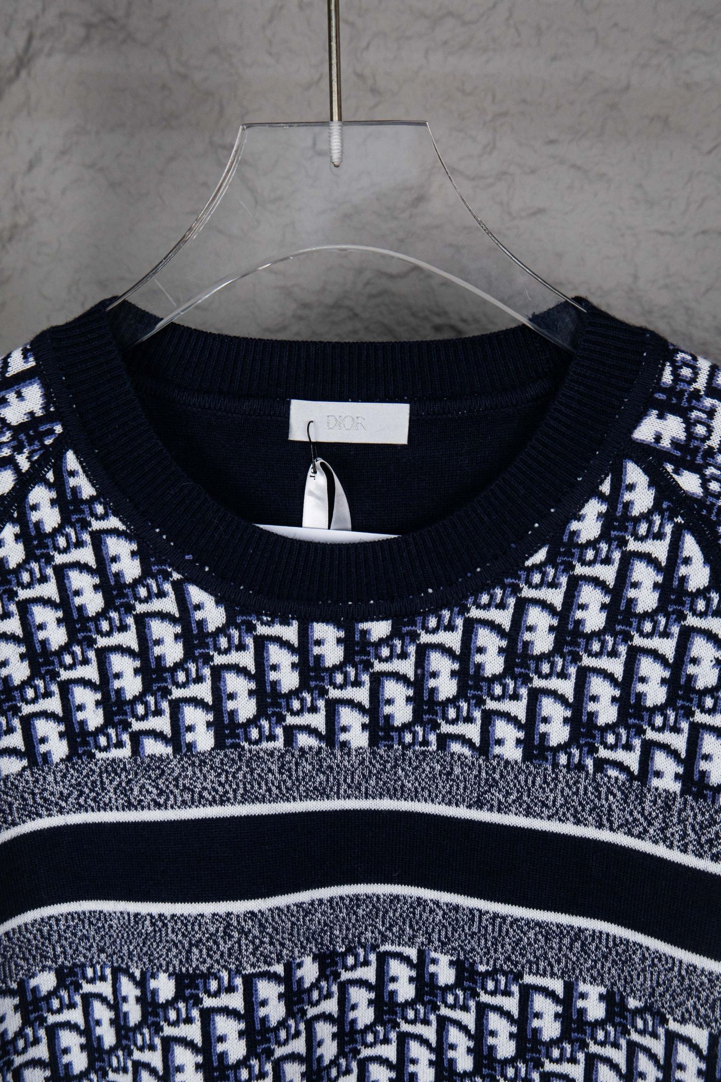 Dior Monogram Double-Sided Jacquard Crewneck Sweater – 24SS
