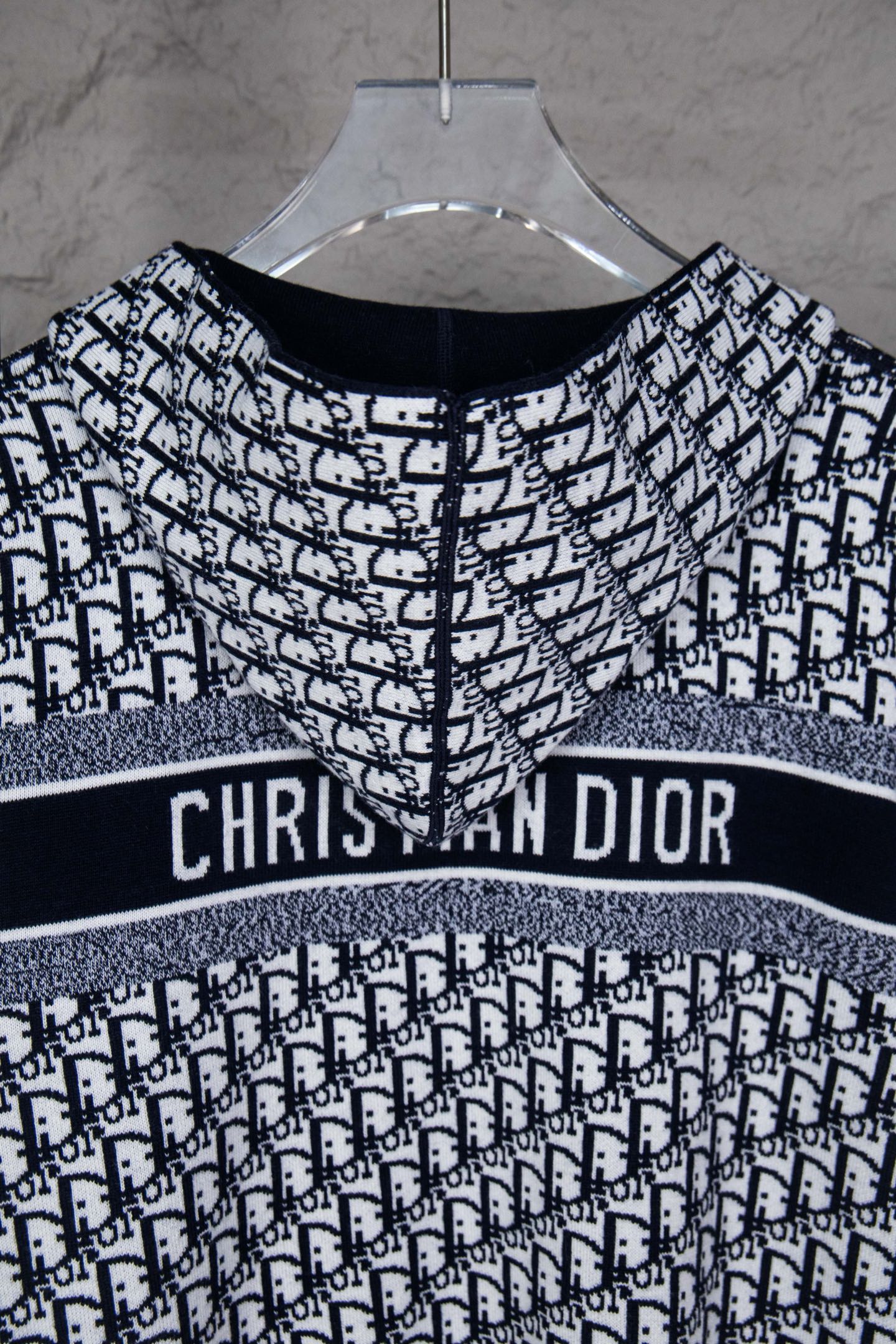 Dior Monogram Jacquard Zip Cardigan – 24SS