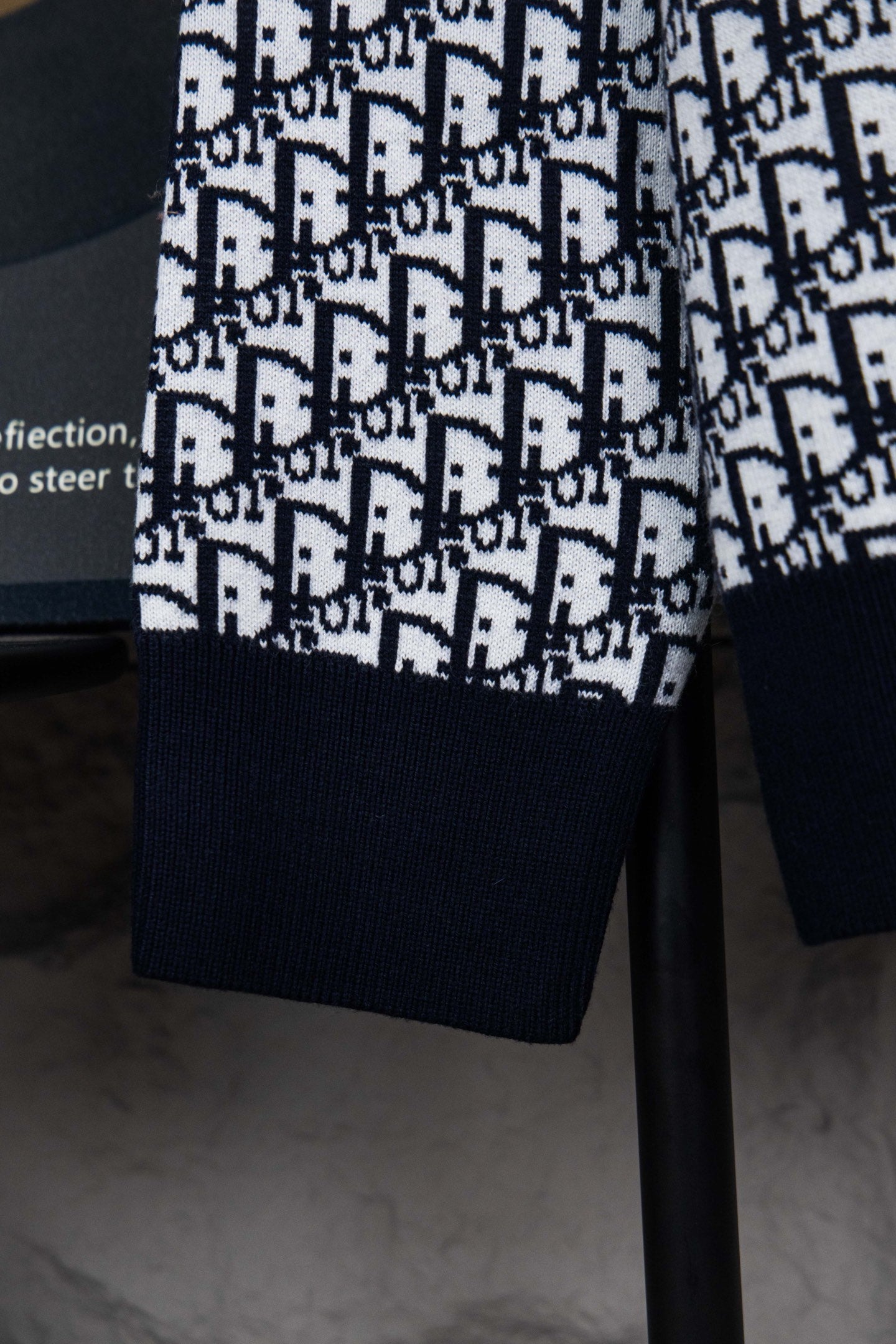 Dior Monogram Jacquard Zip Cardigan – 24SS