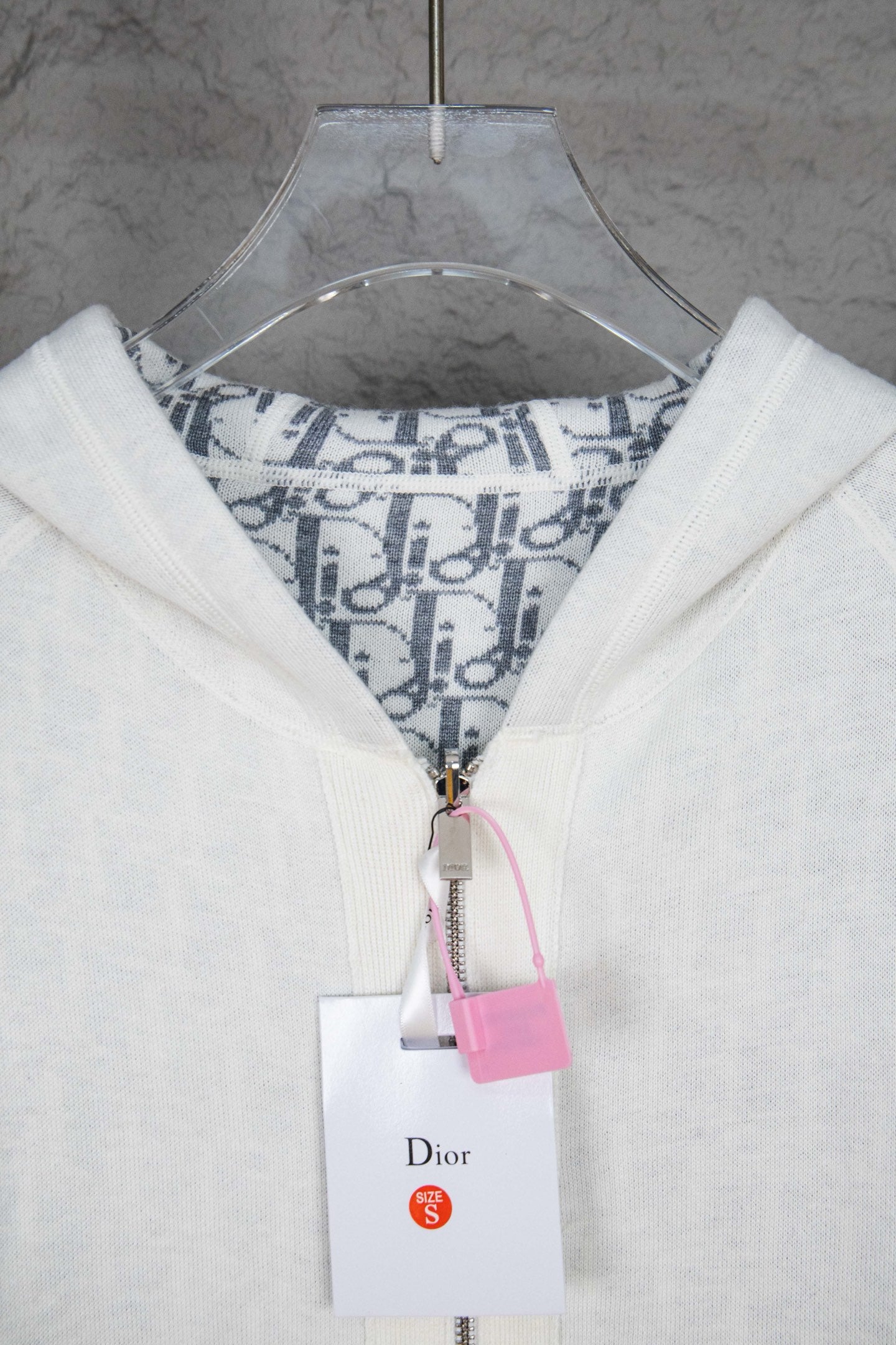 Dior CD Monogram Jacquard Cardigan – 24SS