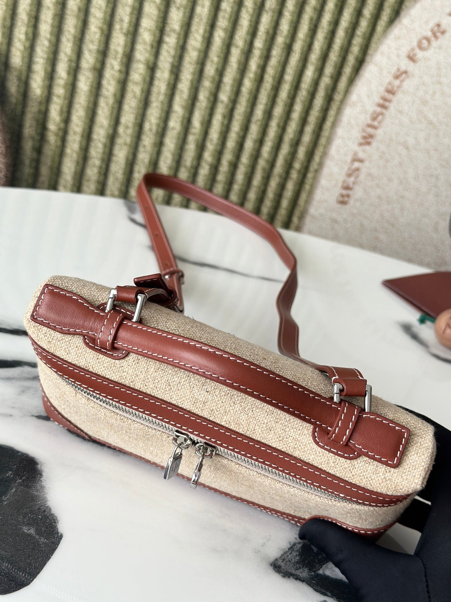 Loro Piana L19 Canvas Crossbody Bag – Spring/Summer Resort Collection