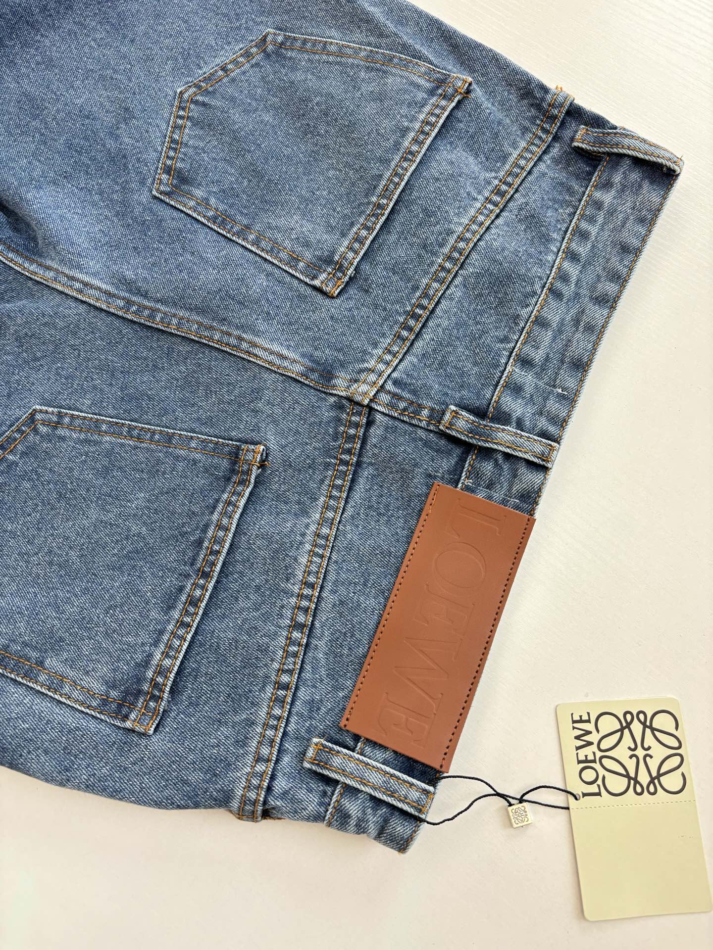 Loewe Anagram Laser-Cut Denim Jeans – 24FW