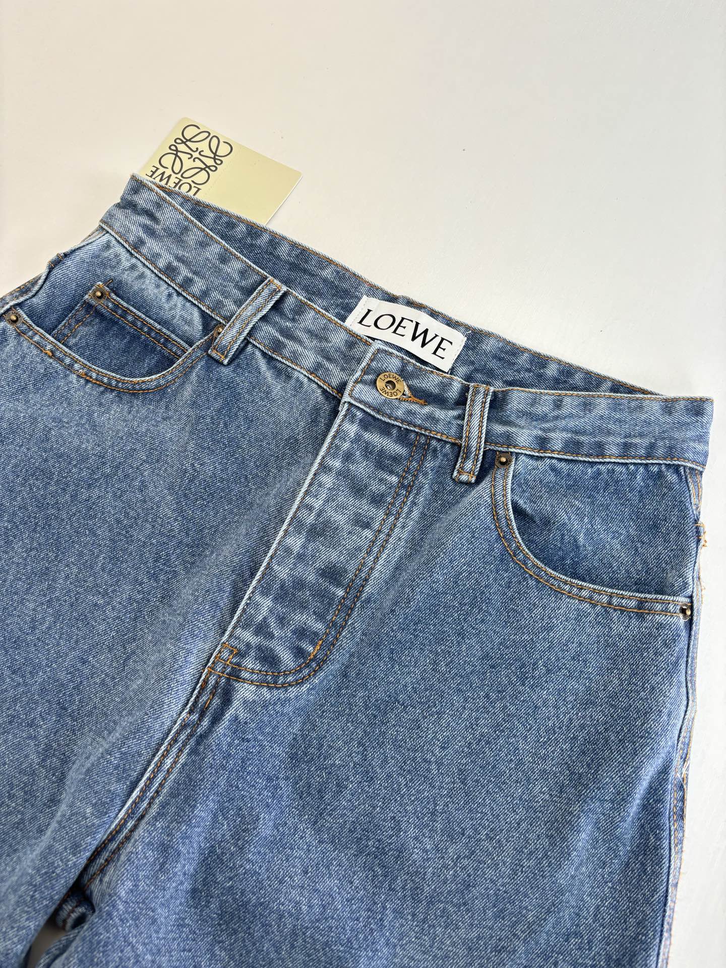 Loewe Anagram Laser-Cut Denim Jeans – 24FW