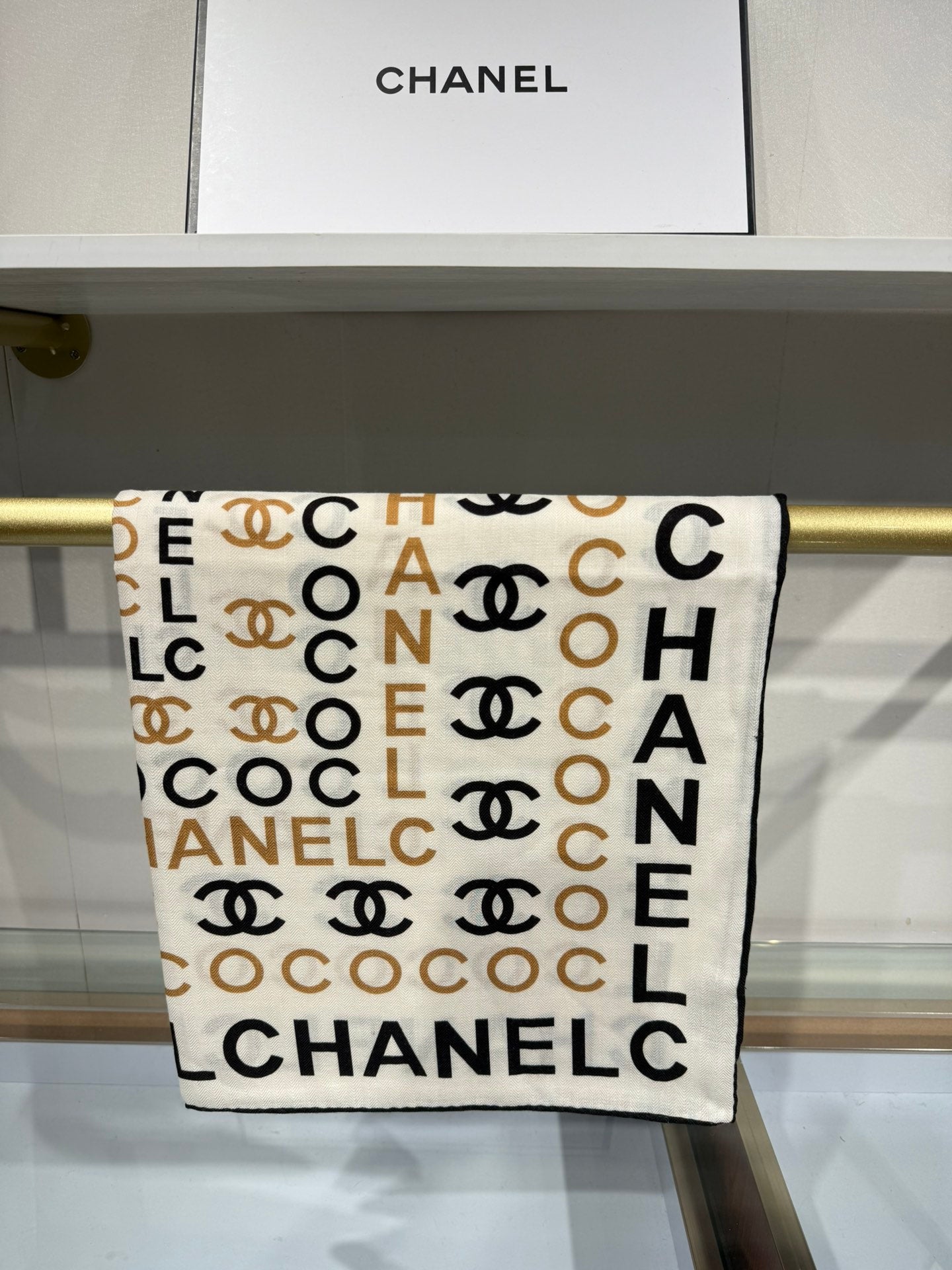 Chanel Silk Cashmere Scarf – 2025 Fall/Winter Collection