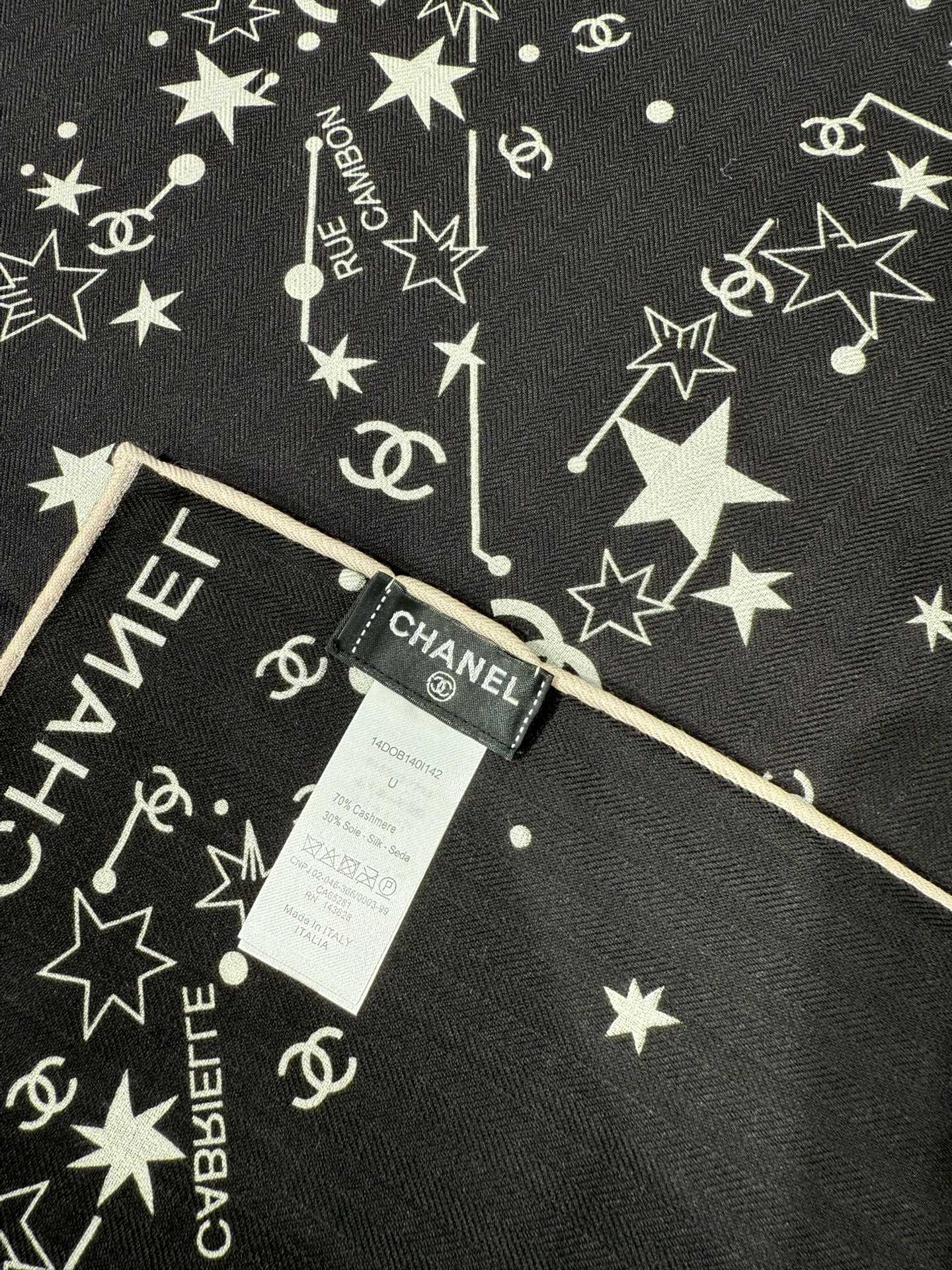 Chanel Silk Cashmere Scarf – 2025 Fall/Winter Collection
