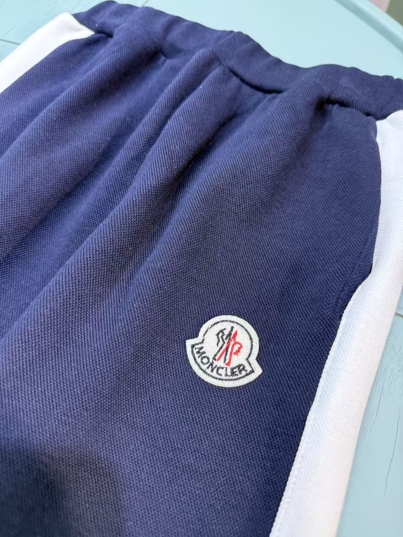Moncler Kids Stand Collar Embroidered Tracksuit Set – 2025SS – Kids Collection