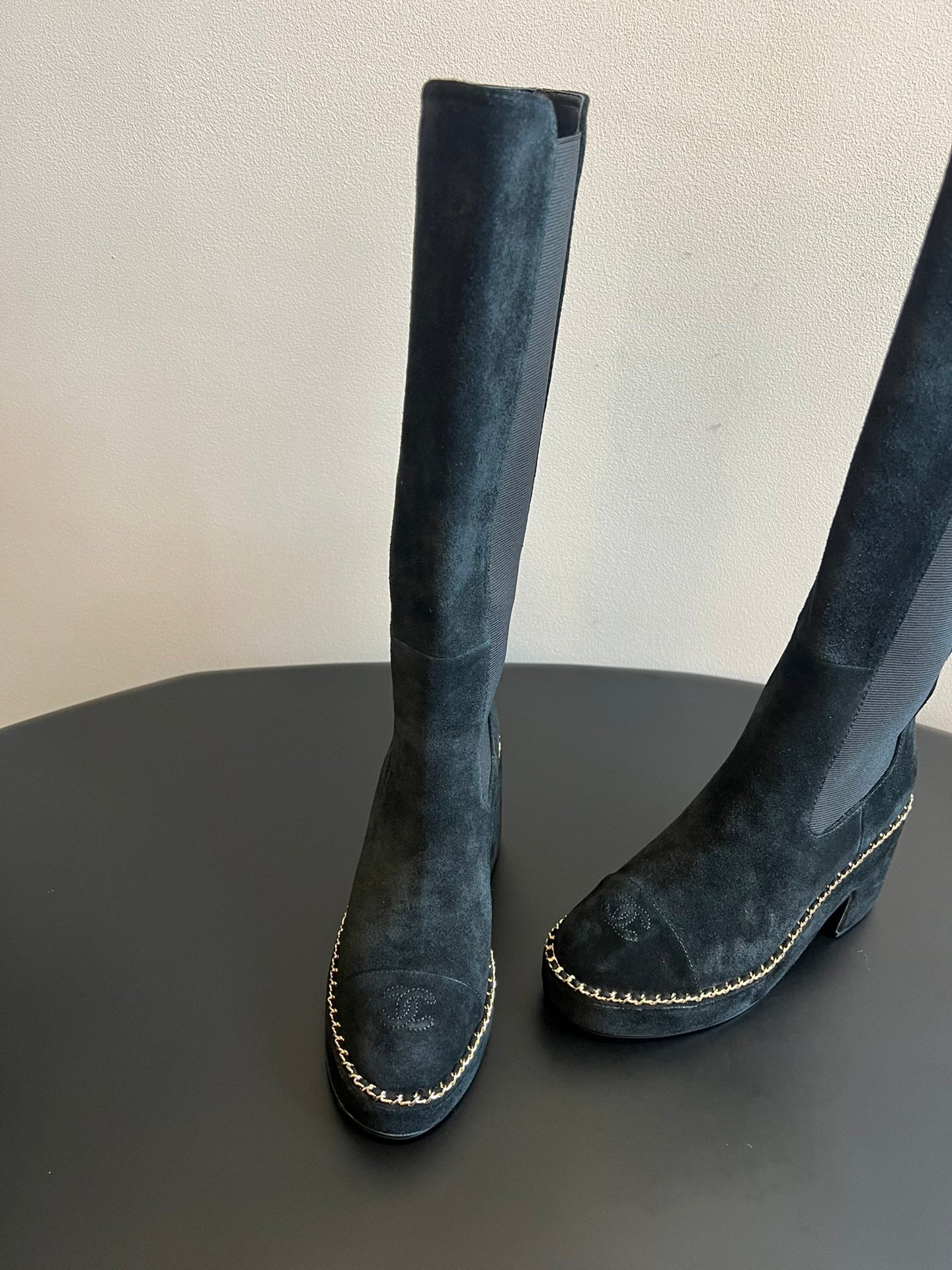 Chanel Platform Chelsea Boots – 2025 Spring/Summer Collection – 25SS
