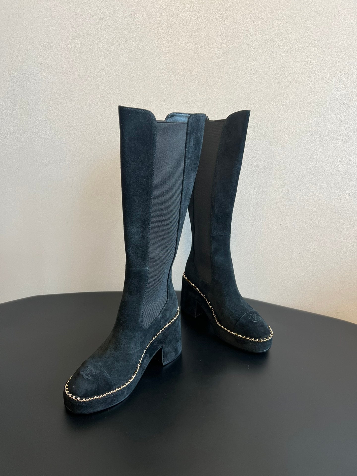 Chanel Platform Chelsea Boots – 2025 Spring/Summer Collection – 25SS