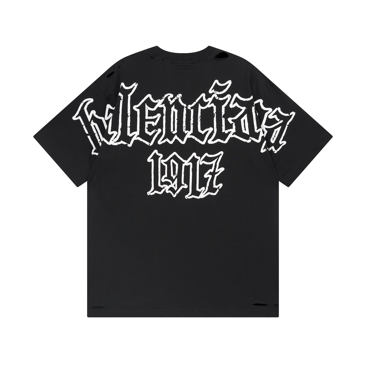 Balenciaga Paris Art Print Distressed T-Shirt – 25SS