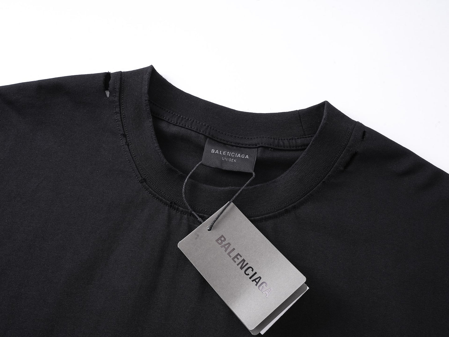 Balenciaga Paris Art Print Distressed T-Shirt – 25SS