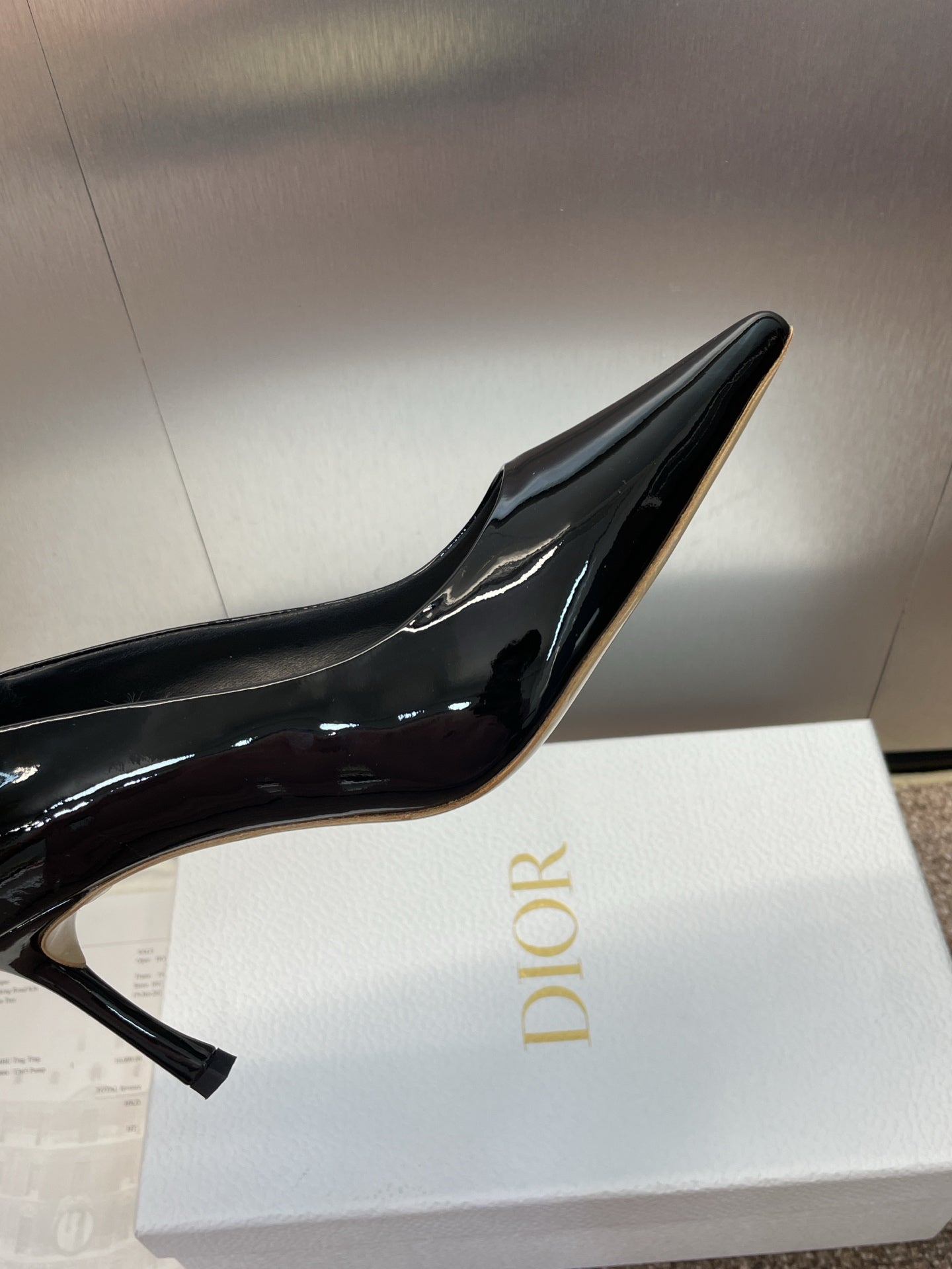 Dior CD Logo Pointed Toe Pumps – 2025 Spring/Summer Haute Couture Collection