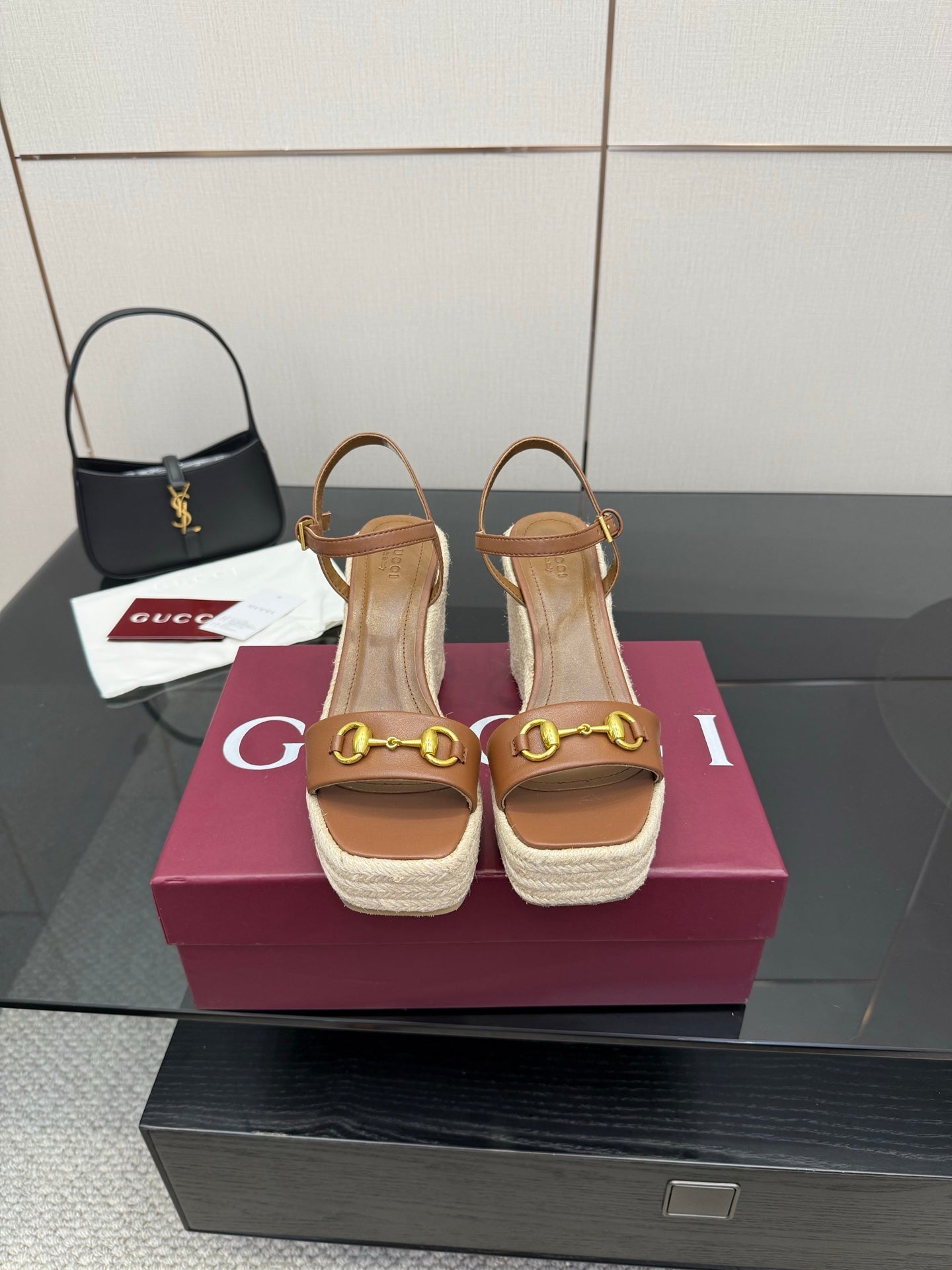 Gucci Horsebit Platform Sandals – 2025 Summer Collection