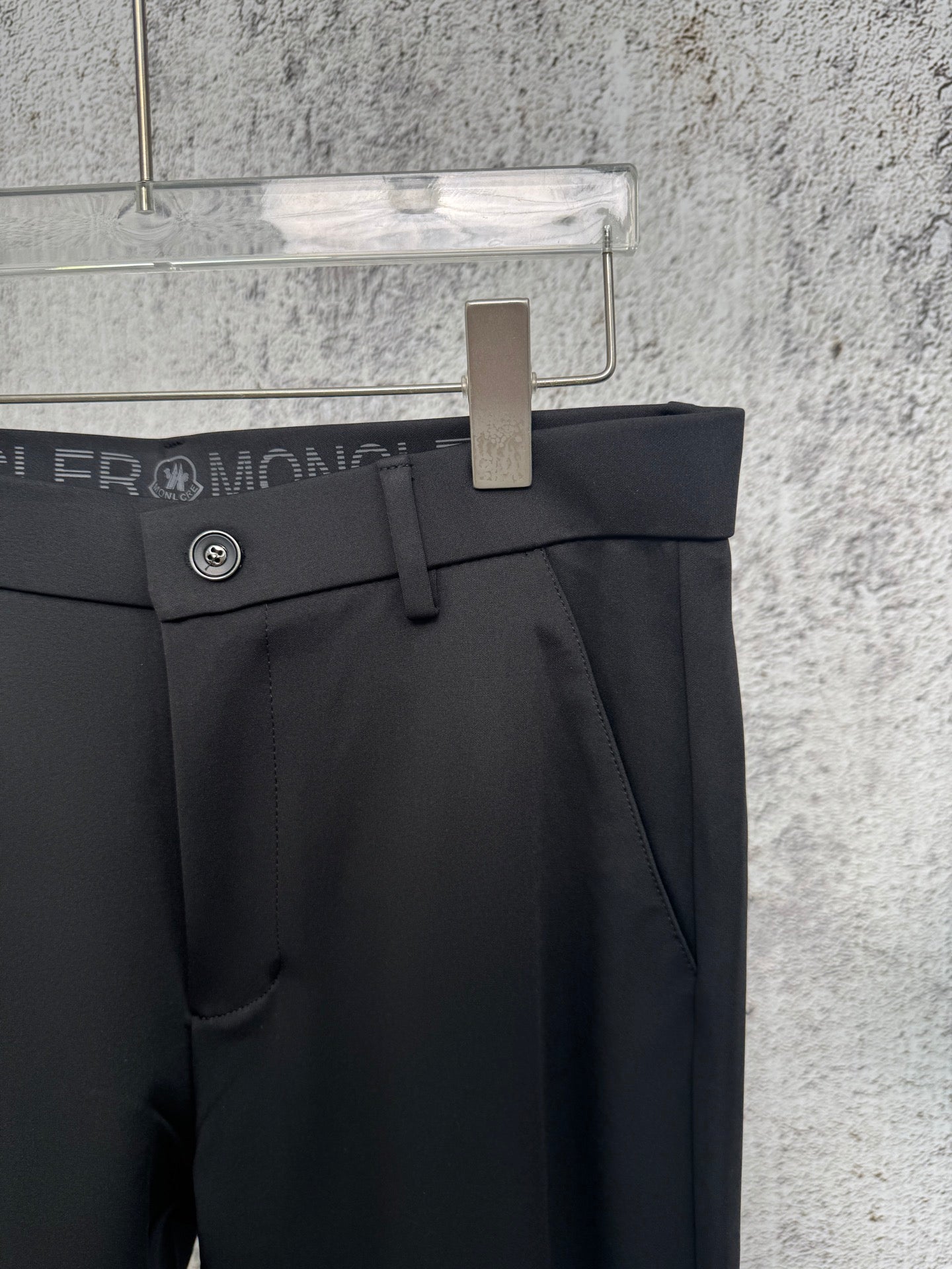 Moncler Business Stretch Cotton Trousers – 25SS Autumn Collection