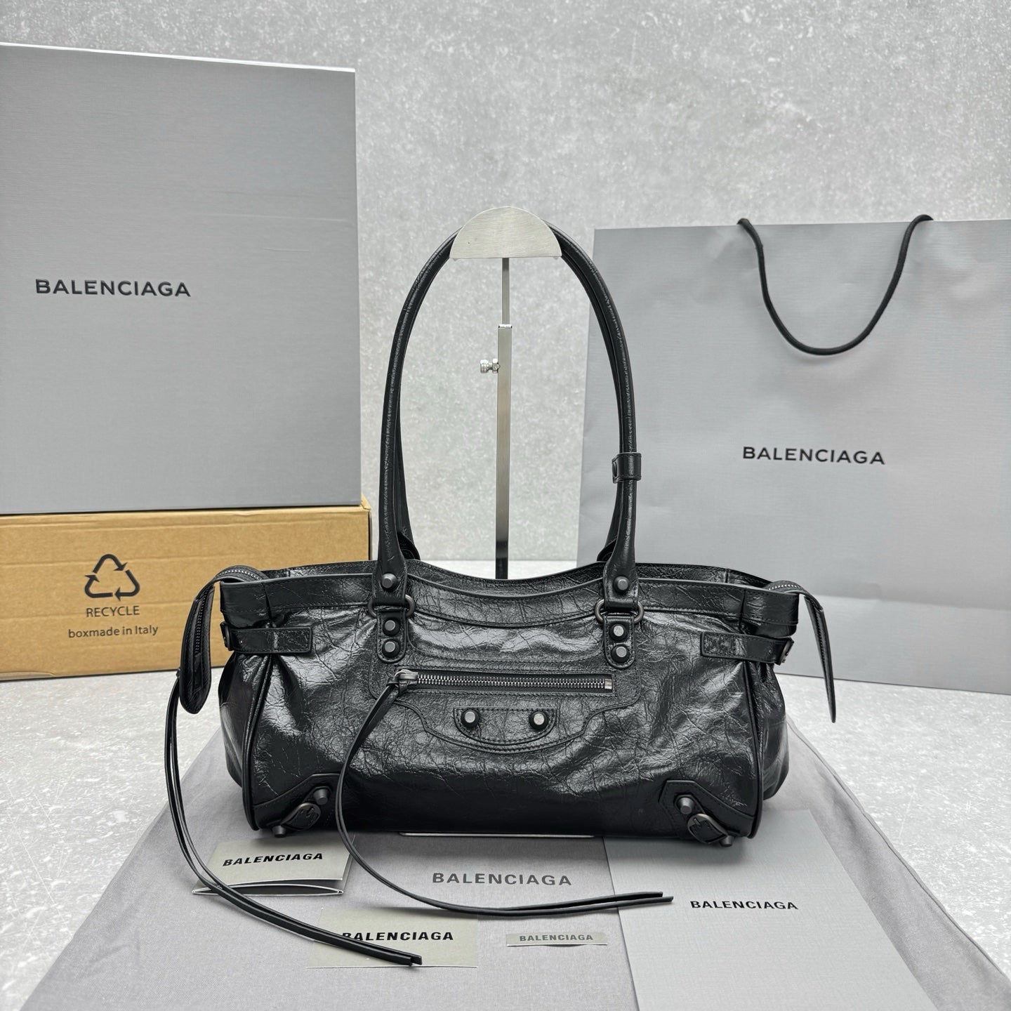 Balenciaga Le City East-West Motorcycle Bag – 2024 Early Autumn Collection