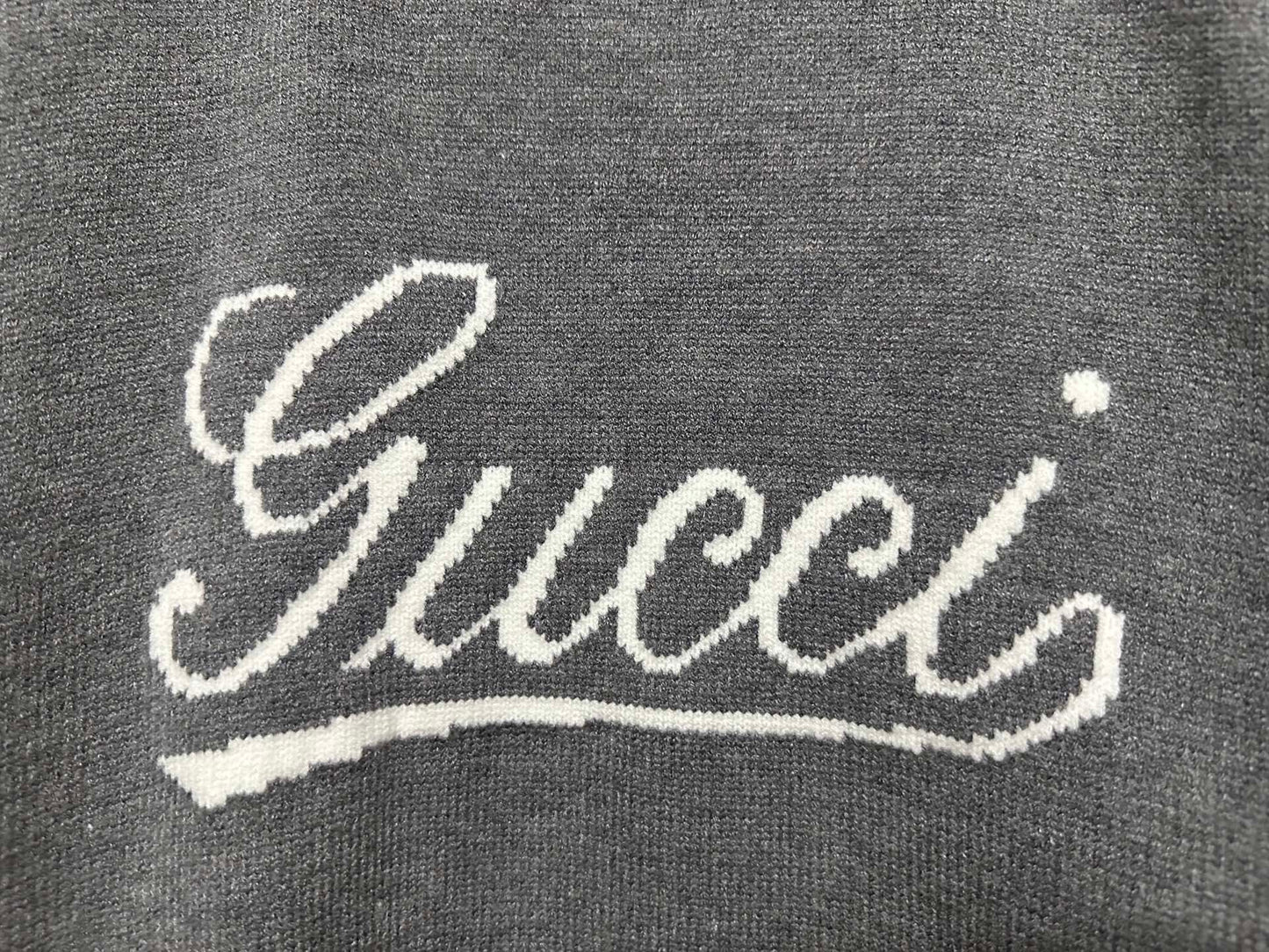 Gucci Intarsia Logo Wool Sweater