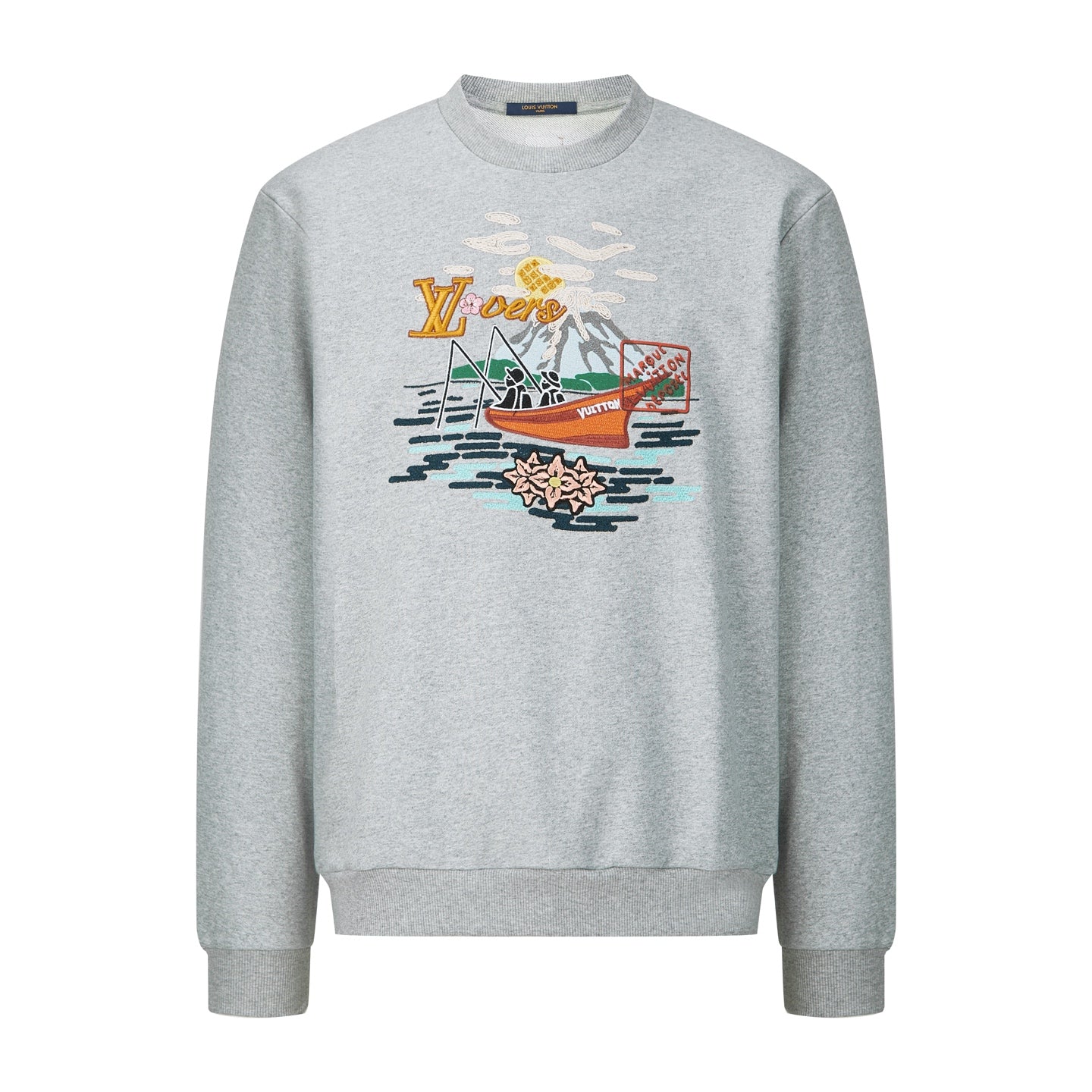 Louis Vuitton Nigo Fishing Landscape Embroidered Sweatshirt – 2025FW