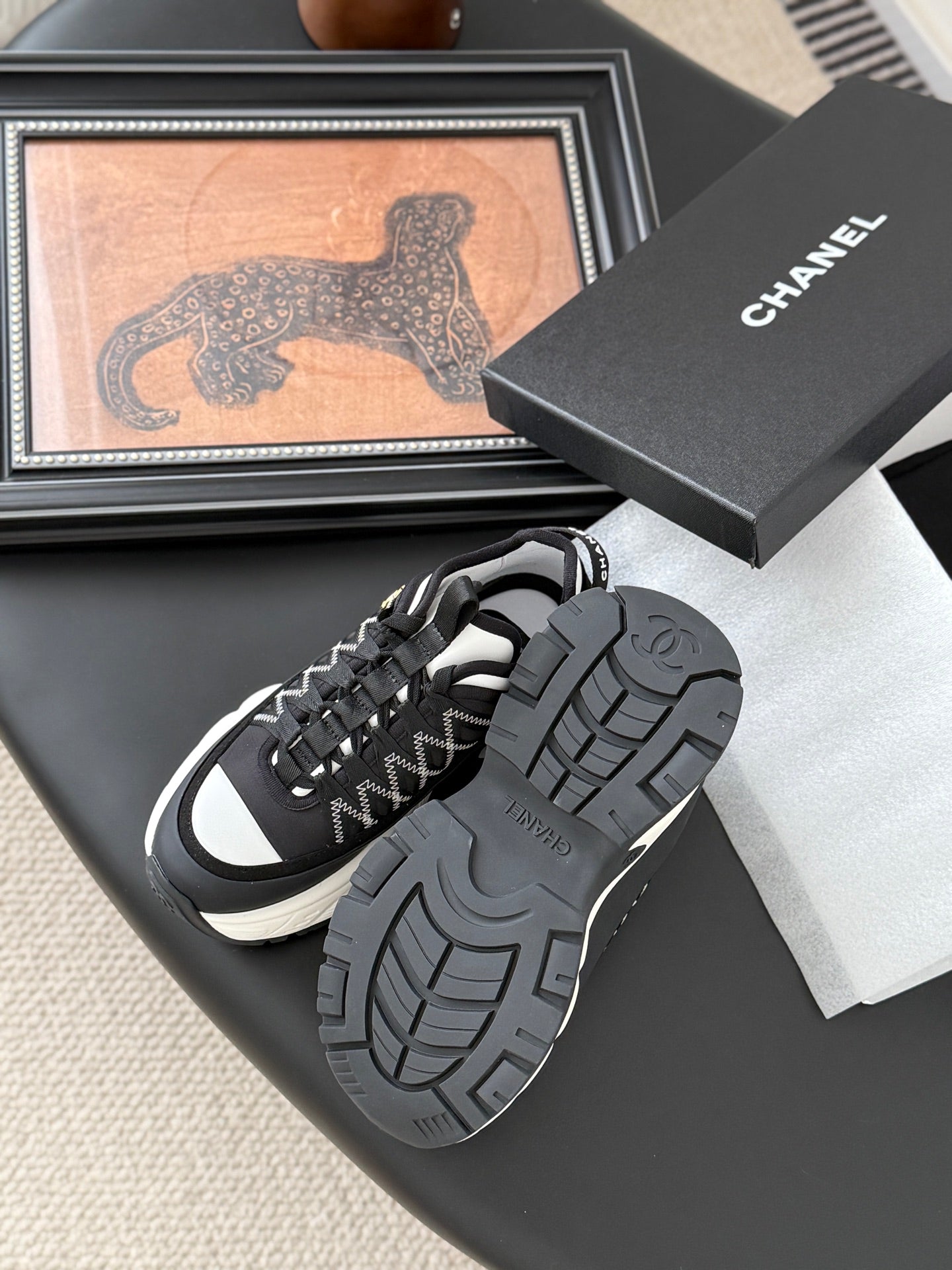 Chanel Color-Block Sneakers – 25C