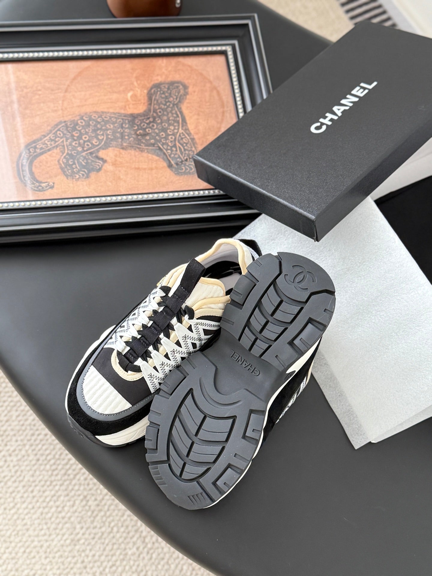 Chanel Color-Block Sneakers – 25C