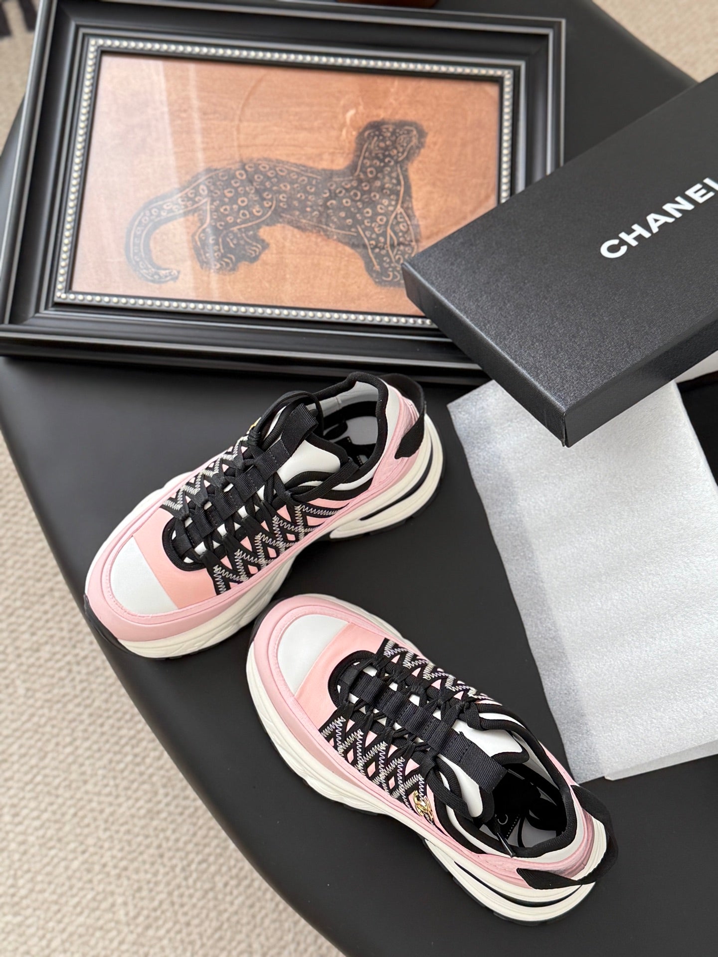 Chanel Color-Block Sneakers – 25C
