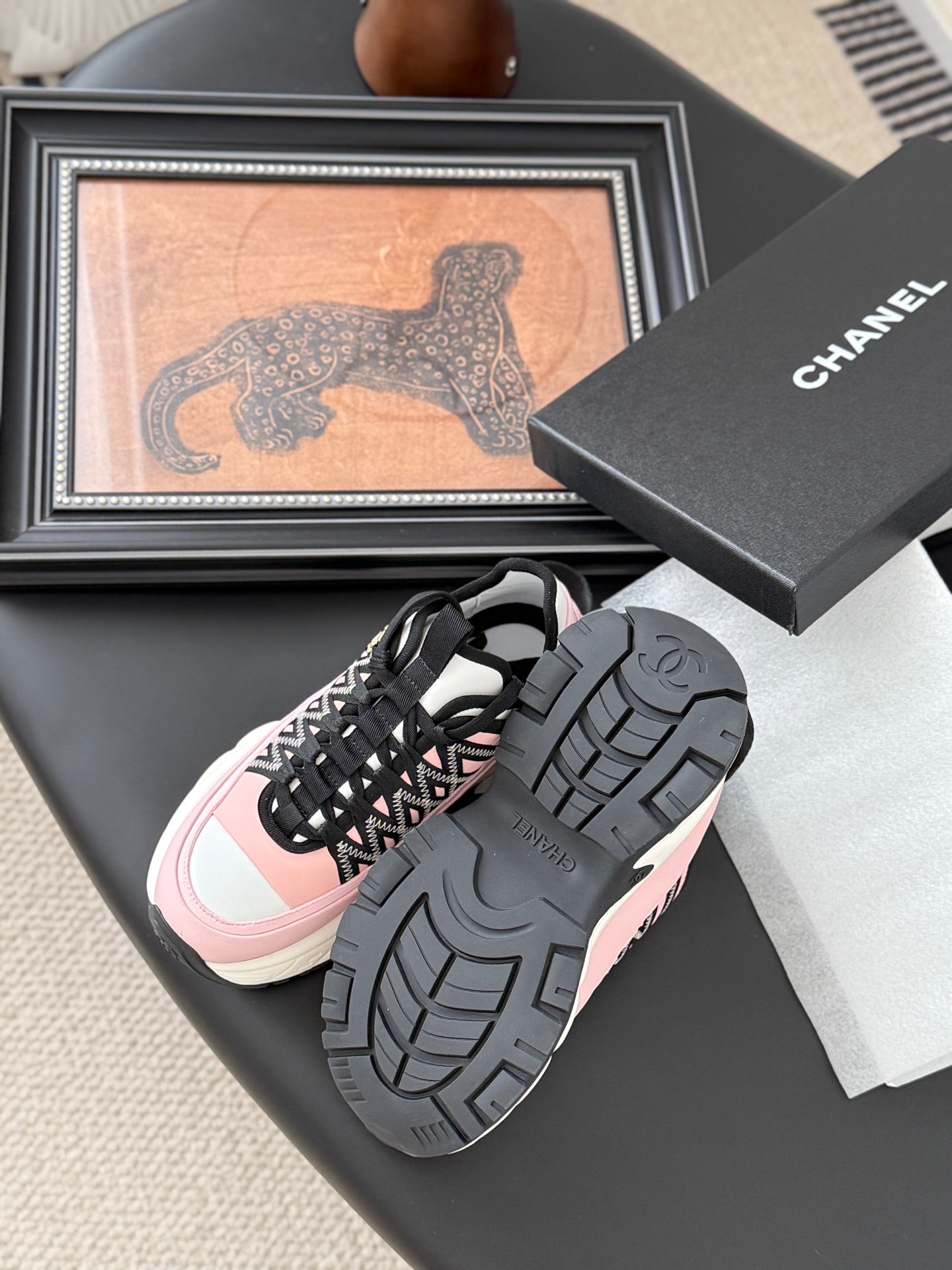 Chanel Color-Block Sneakers – 25C
