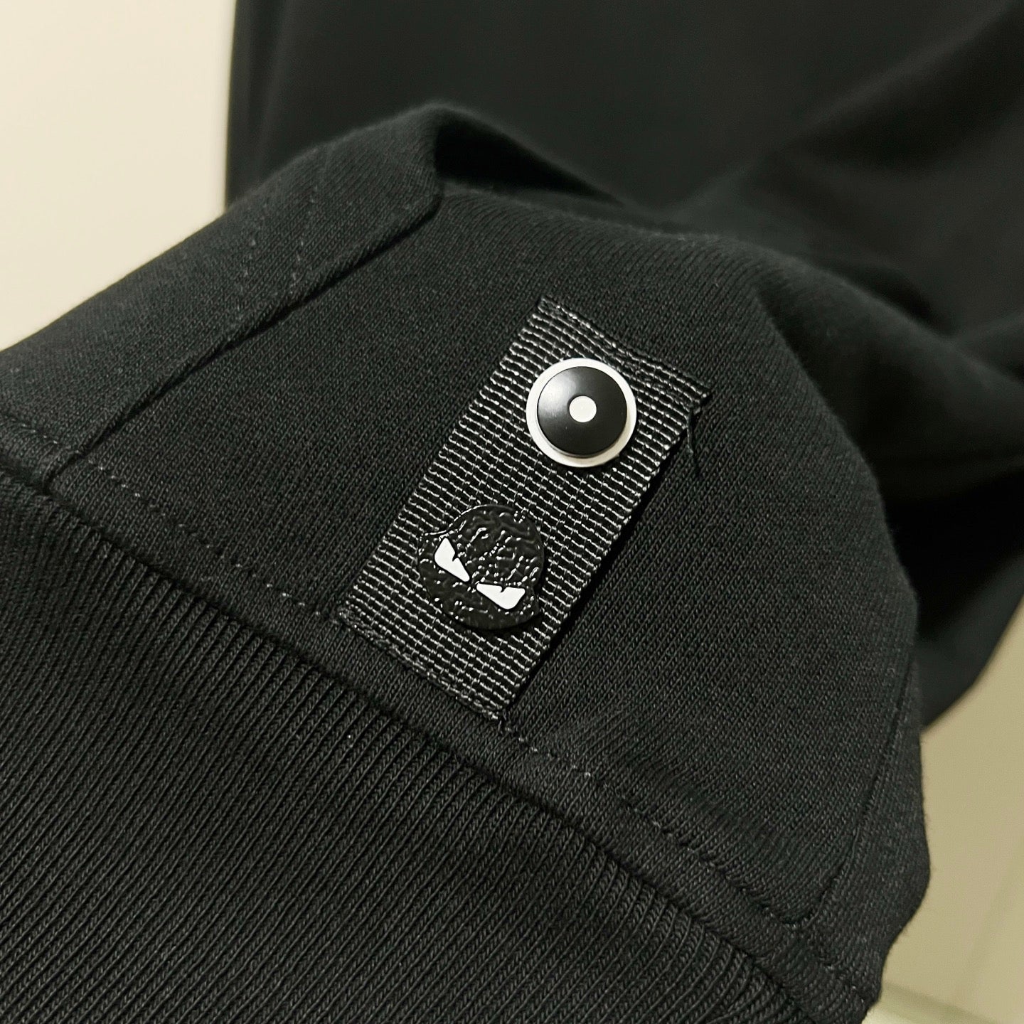 Fendi FF Patch Logo Cotton Hoodie