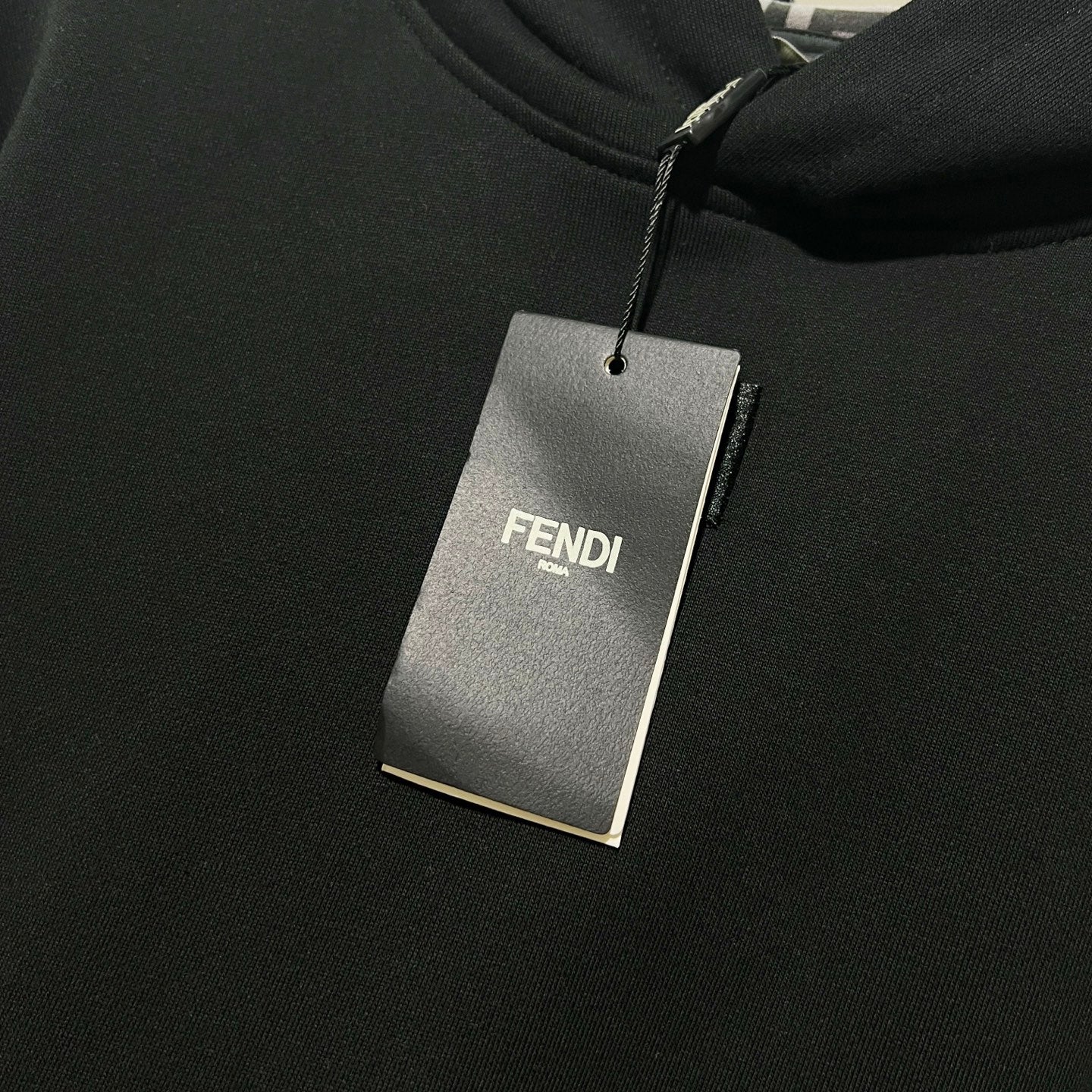 Fendi FF Patch Logo Cotton Hoodie
