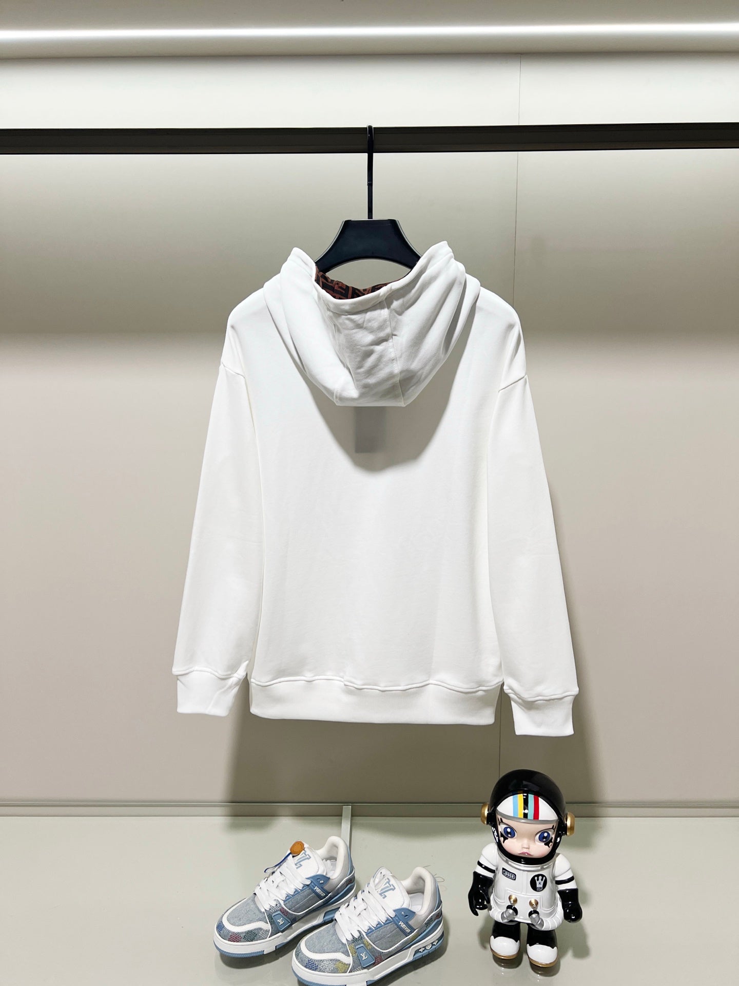 Fendi FF Patch Logo Cotton Hoodie