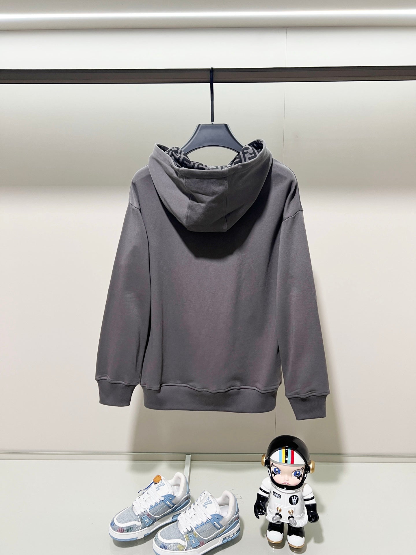 Fendi FF Patch Logo Cotton Hoodie