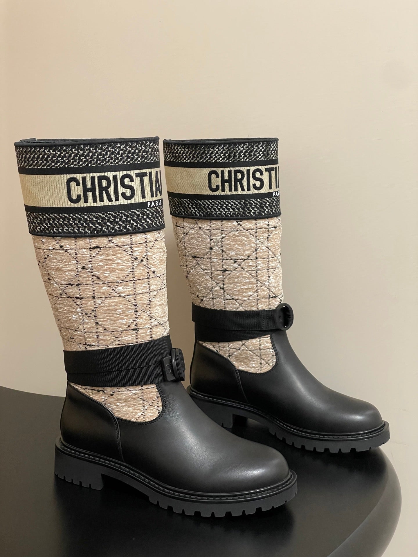 Dior D-Major Tweed Knight Boots – Autumn/Winter Collection