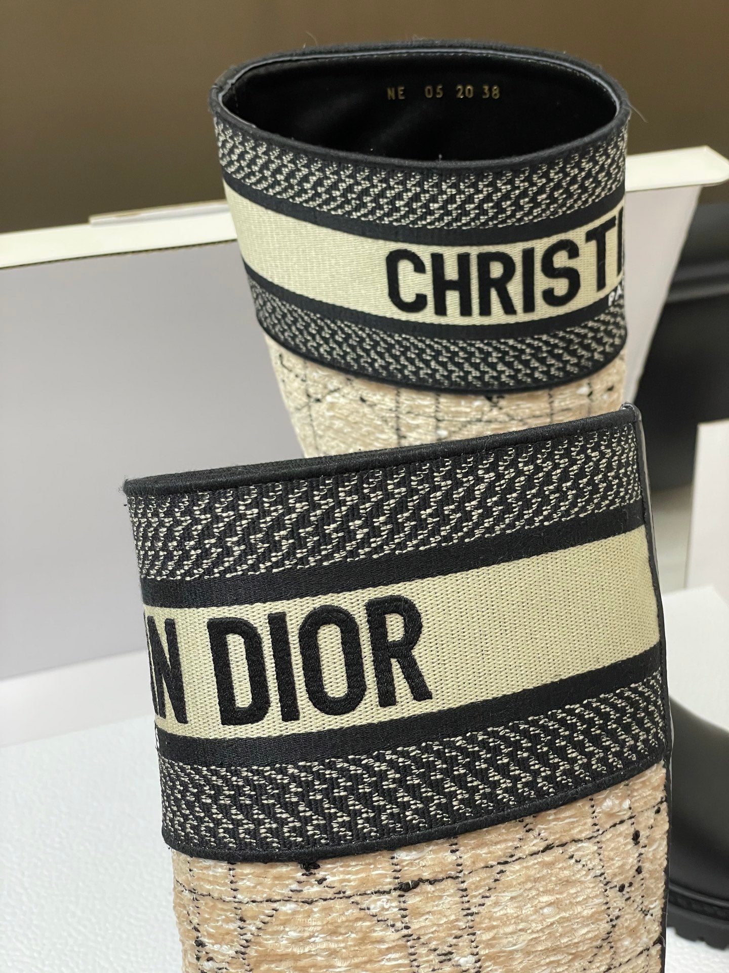 Dior D-Major Tweed Knight Boots – Autumn/Winter Collection